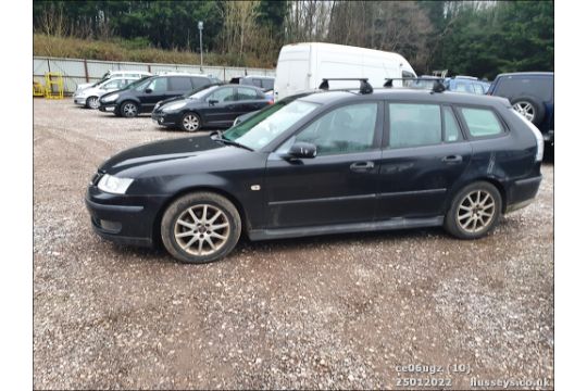 06/06 SAAB 9-3 LINEAR SPORT DT - 1910cc 5dr Estate (Black, 94k) - Image 10 of 40