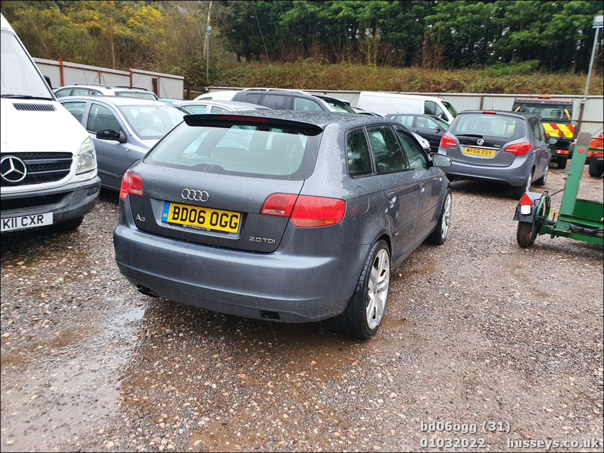 06/06 AUDI A3 TDI S LINE AUTO - 1968cc 5dr Hatchback (Grey) - Image 29 of 31