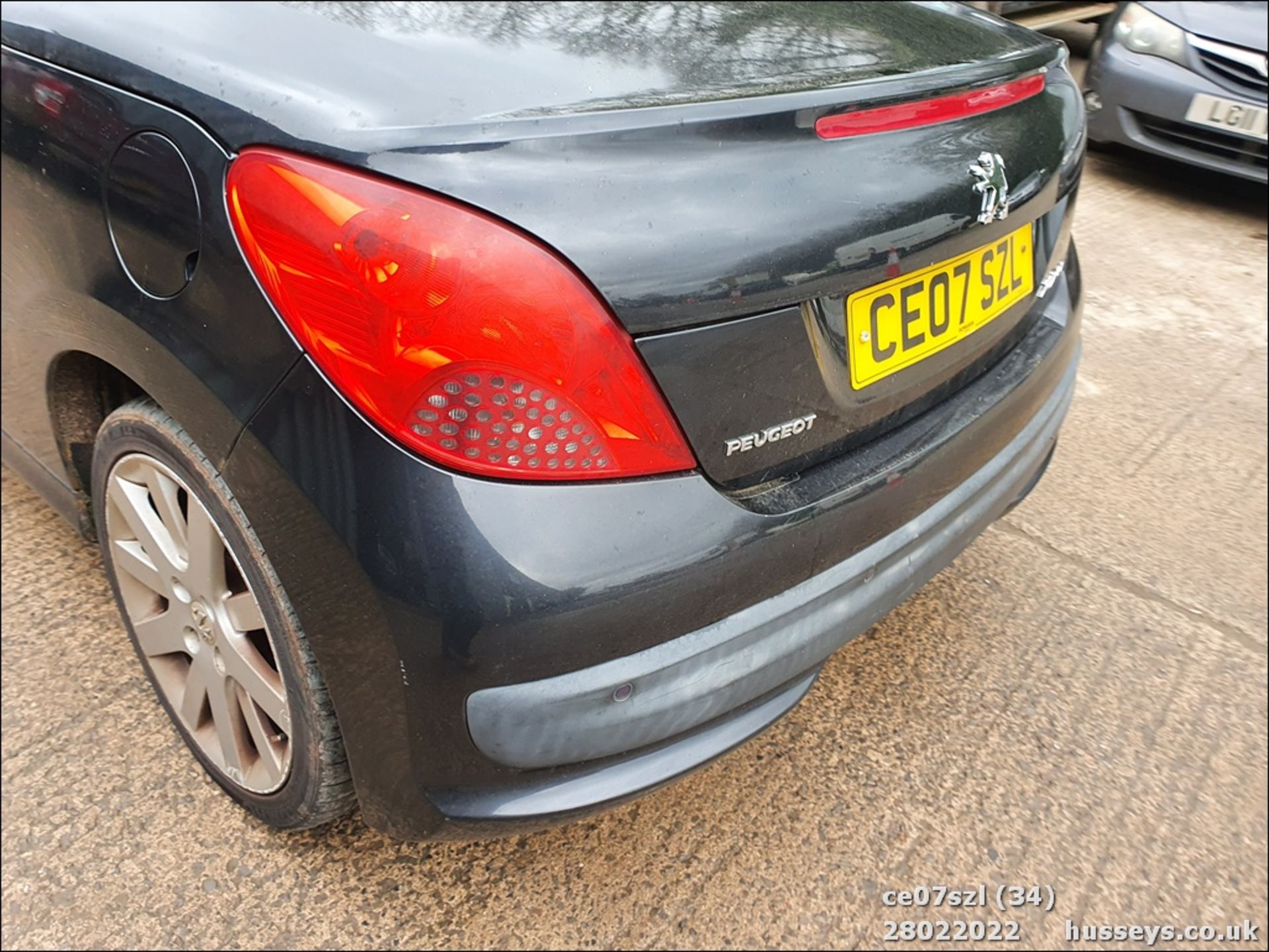 07/07 PEUGEOT 207 GT CC - 1598cc 2dr Convertible (Black, 103k) - Image 34 of 42