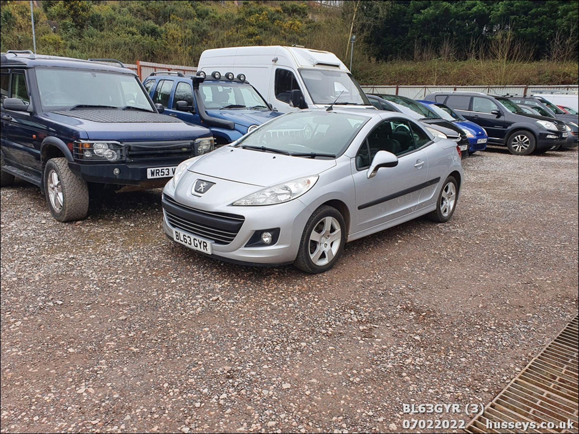 13/63 PEUGEOT 207 CC ACTIVE - 1598cc 2dr Convertible (Silver, 74k) - Image 3 of 19