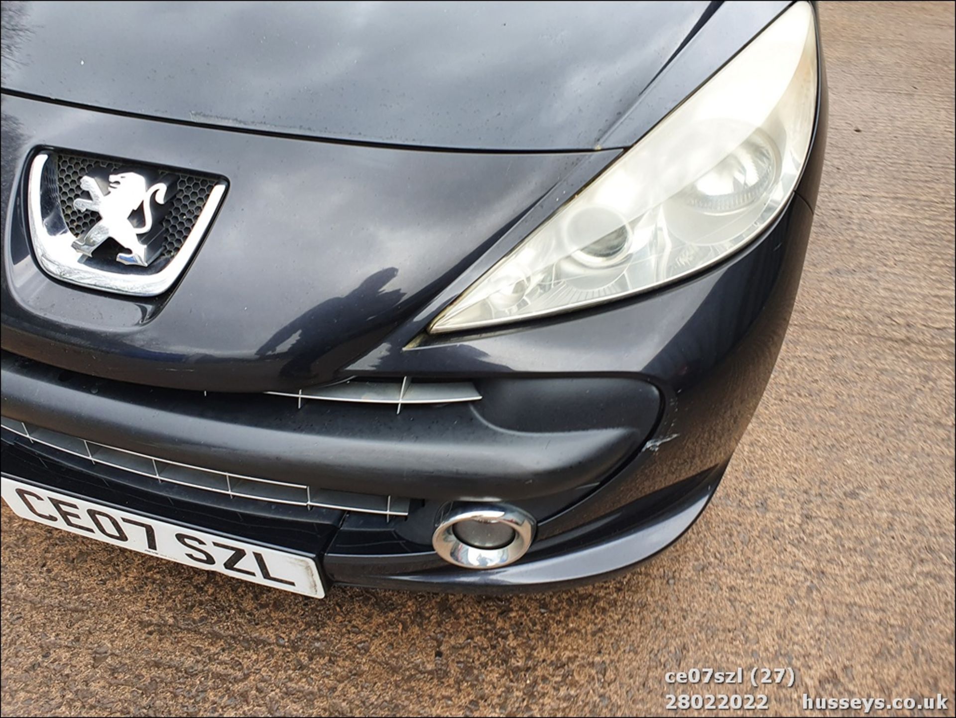 07/07 PEUGEOT 207 GT CC - 1598cc 2dr Convertible (Black, 103k) - Image 27 of 42