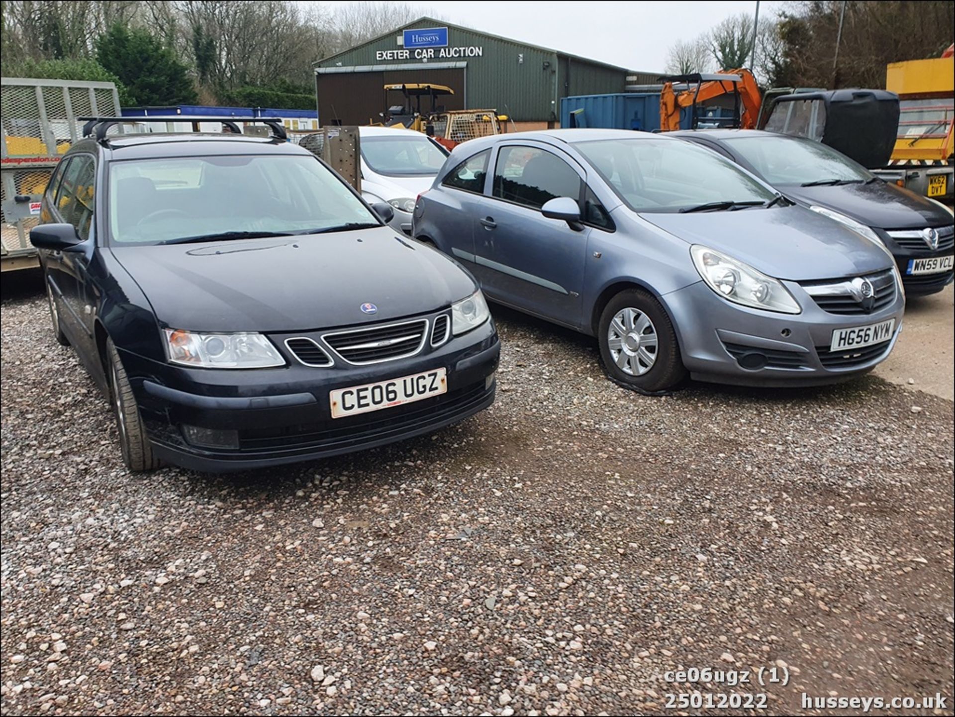 06/06 SAAB 9-3 LINEAR SPORT DT - 1910cc 5dr Estate (Black, 94k) - Image 2 of 40