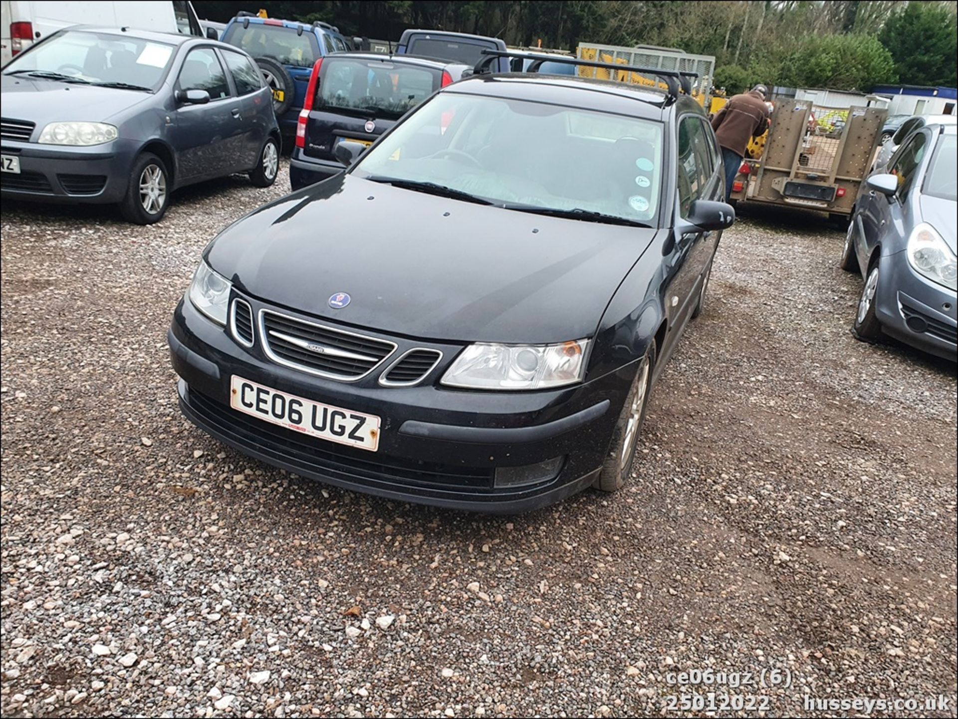 06/06 SAAB 9-3 LINEAR SPORT DT - 1910cc 5dr Estate (Black, 94k) - Image 6 of 40