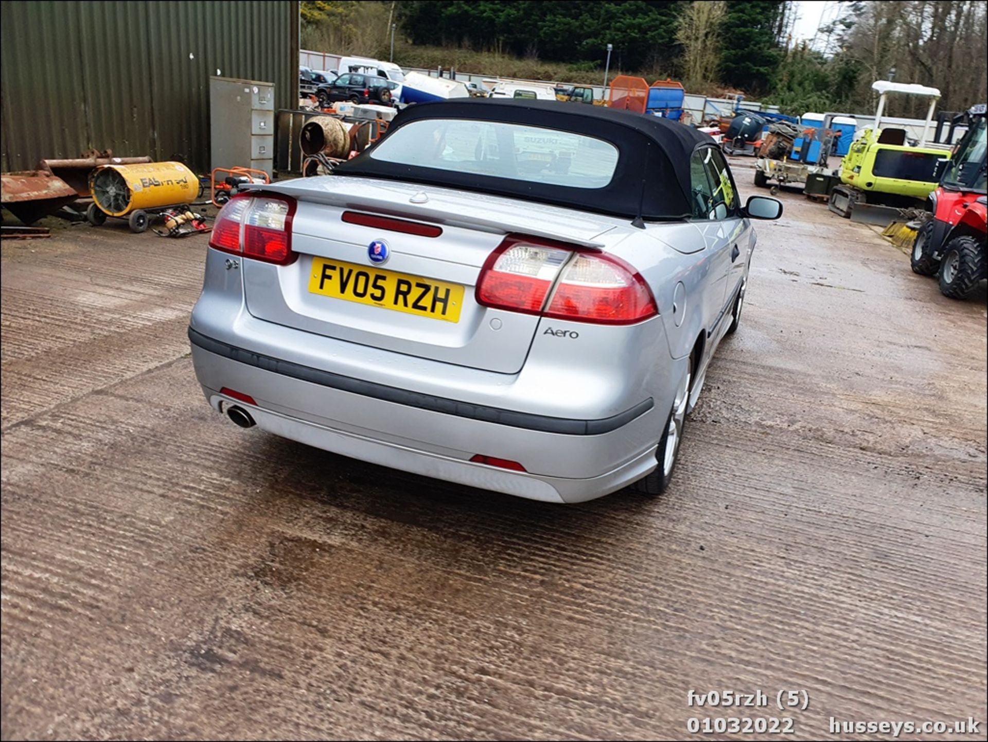 05/05 SAAB 9-3 AERO 210 BHP - 2000cc 2dr Convertible (Silver, 93k) - Image 6 of 34