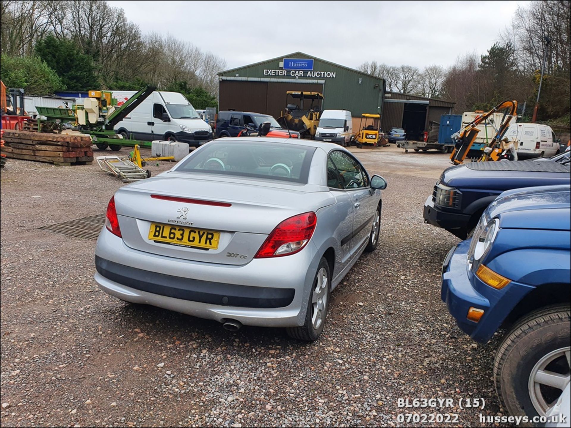 13/63 PEUGEOT 207 CC ACTIVE - 1598cc 2dr Convertible (Silver, 74k) - Image 14 of 19