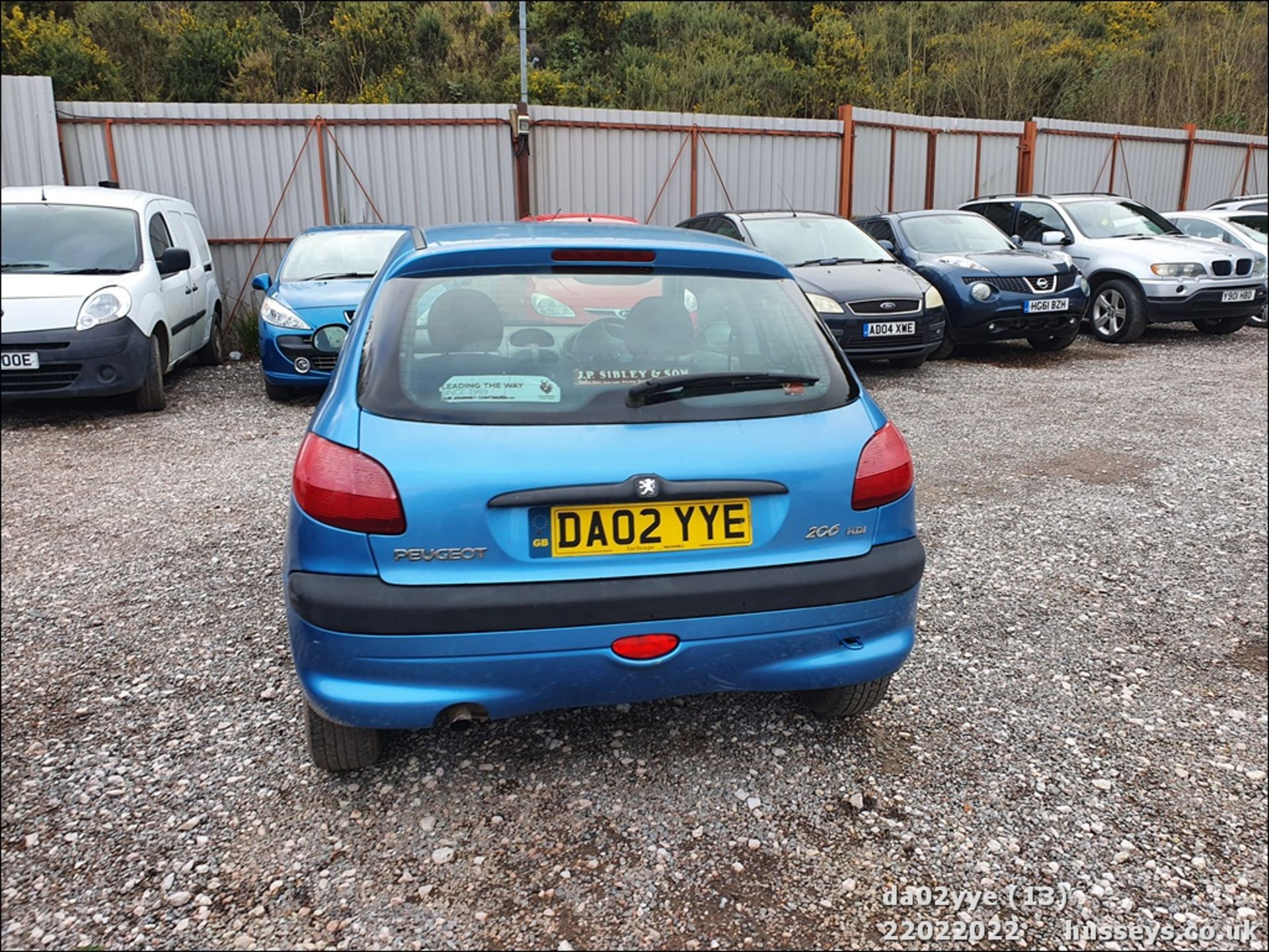 02/02 PEUGEOT 206 STYLE HDI - 1398cc 3dr Hatchback (Blue, 103k) - Image 13 of 38