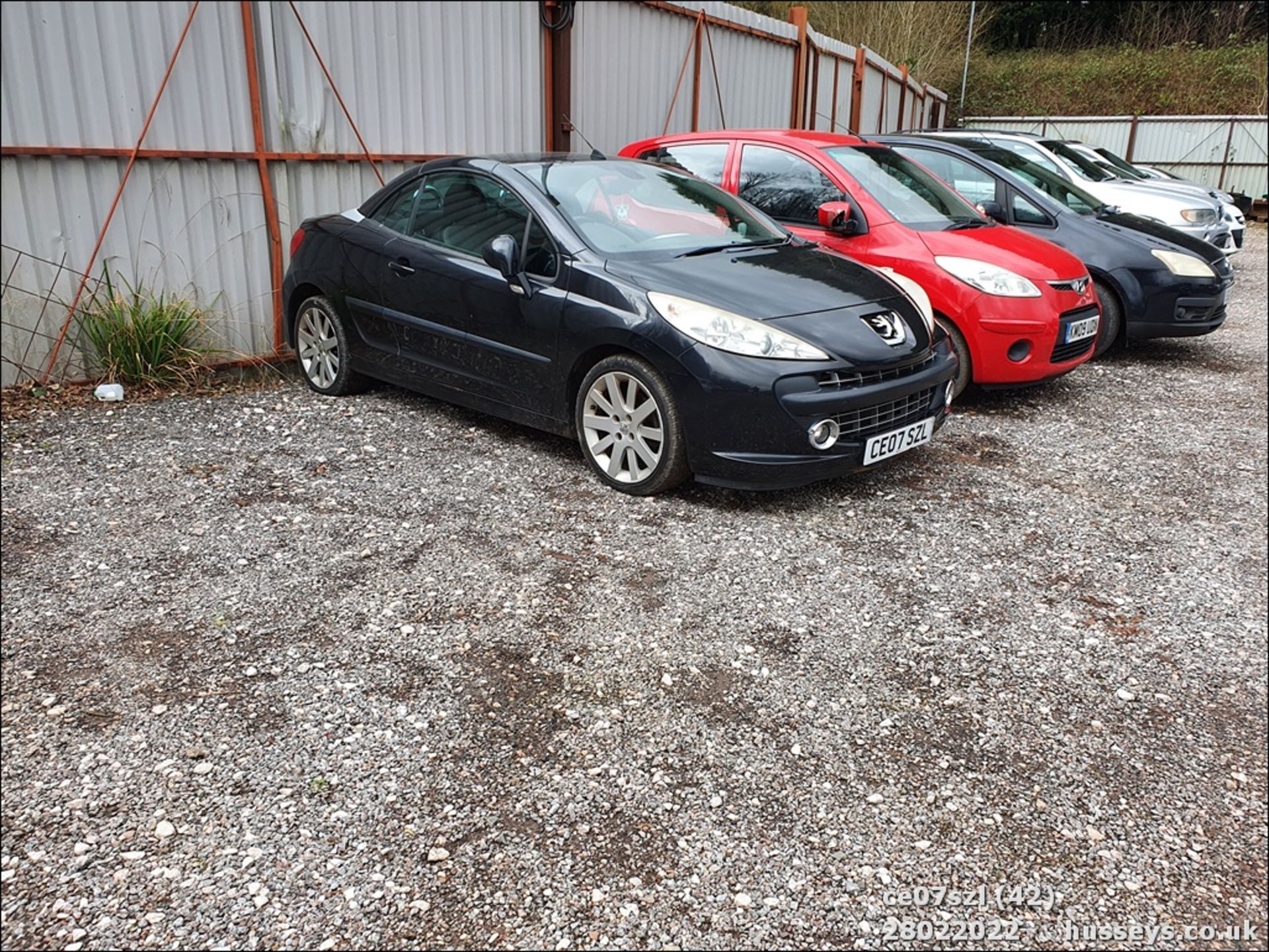 07/07 PEUGEOT 207 GT CC - 1598cc 2dr Convertible (Black, 103k) - Image 42 of 42