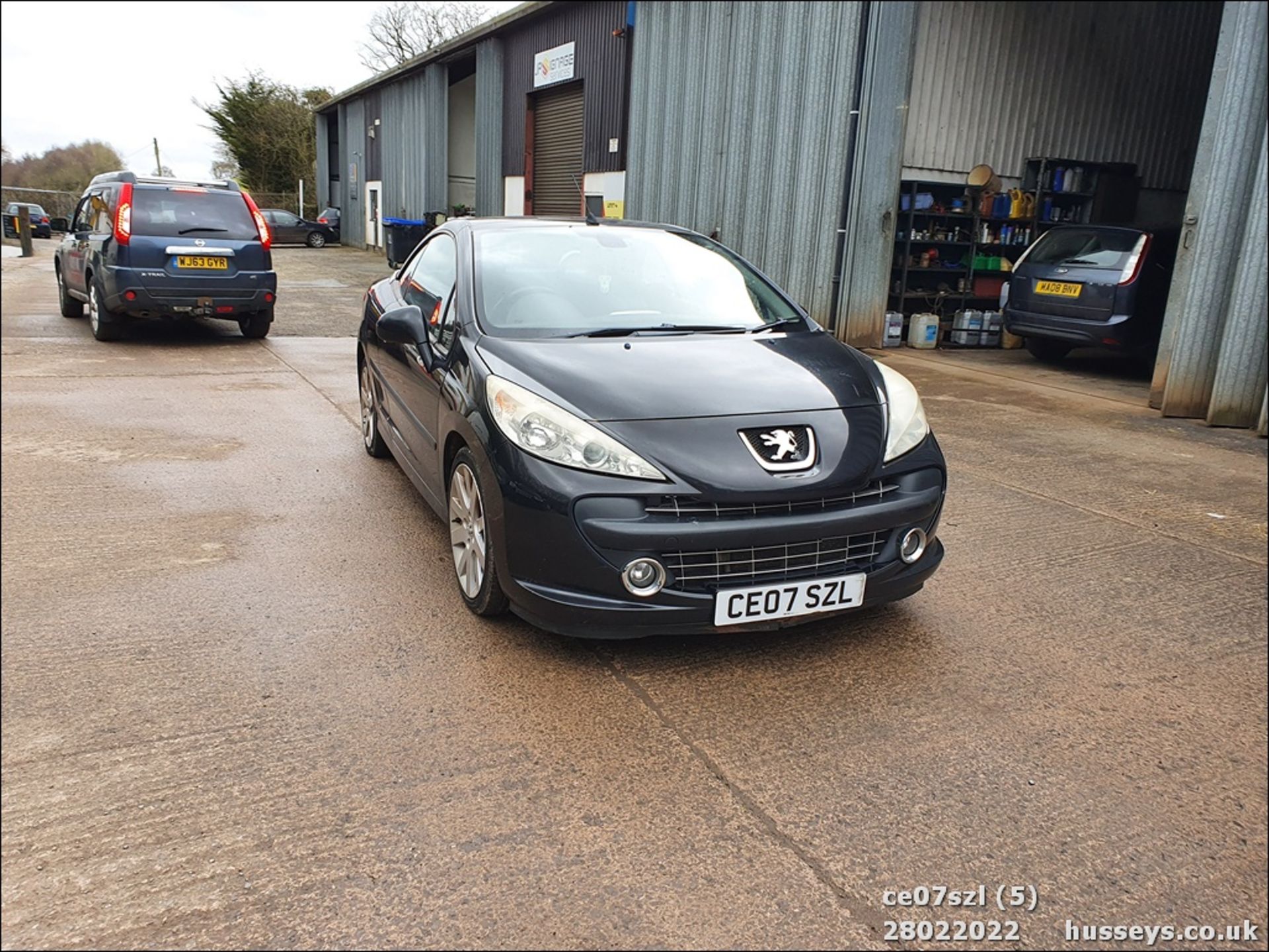 07/07 PEUGEOT 207 GT CC - 1598cc 2dr Convertible (Black, 103k) - Image 5 of 42