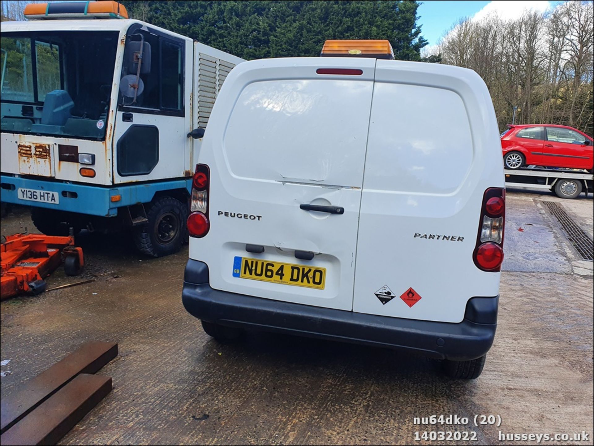 14/64 PEUGEOT PARTNER 850 S L1 HDI - 1560cc Van (White) - Image 20 of 30