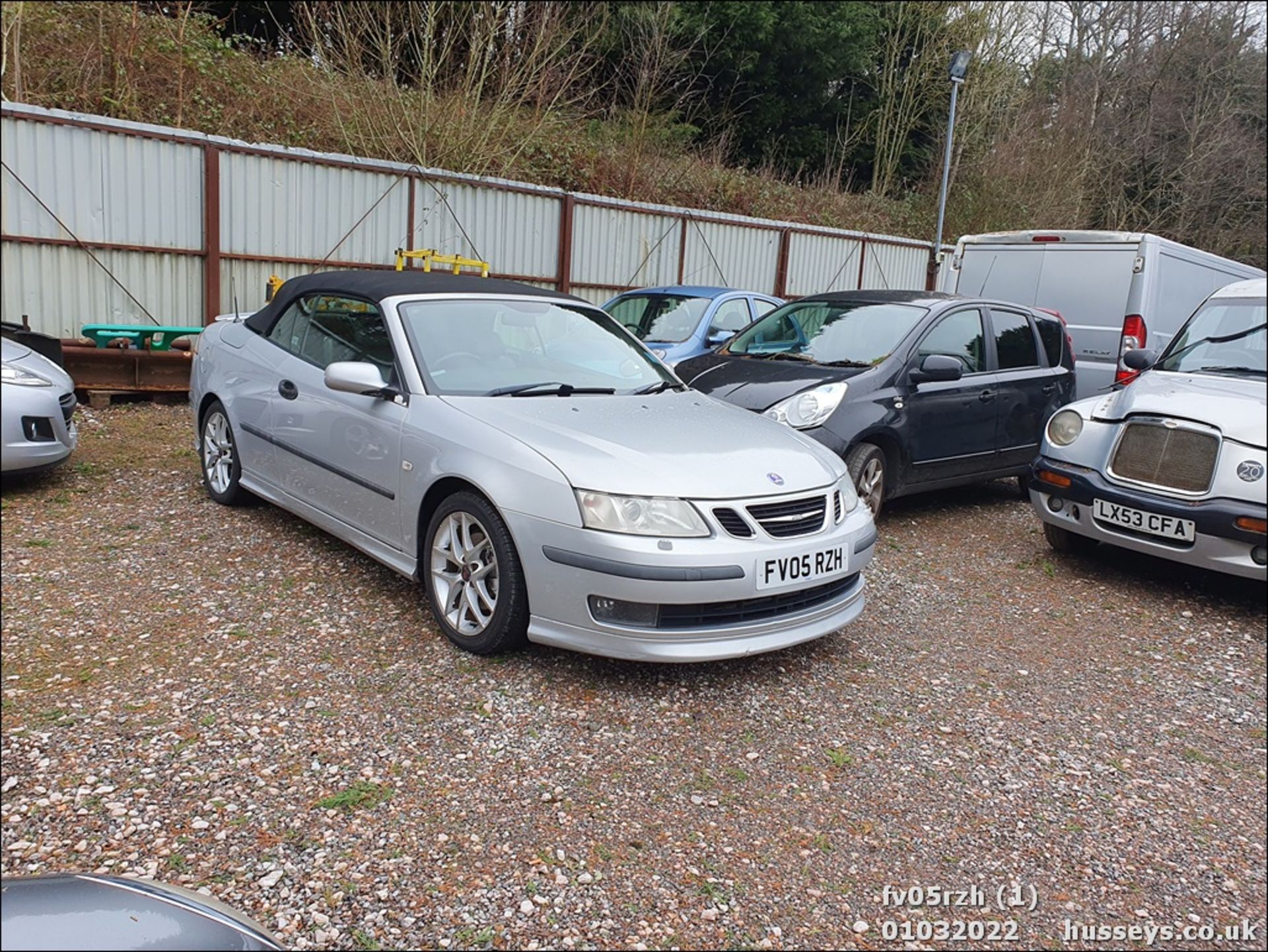 05/05 SAAB 9-3 AERO 210 BHP - 2000cc 2dr Convertible (Silver, 93k) - Image 2 of 33