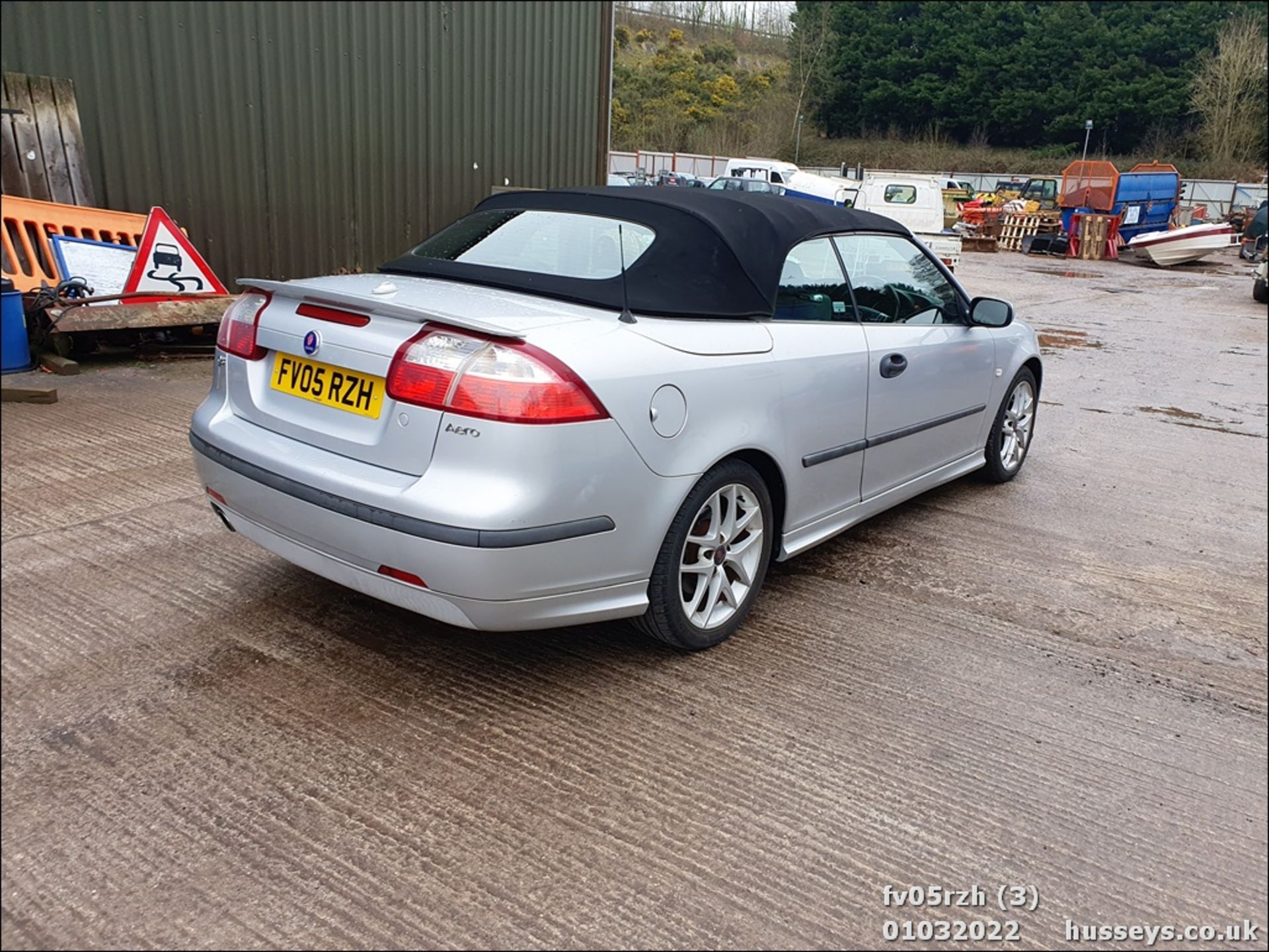 05/05 SAAB 9-3 AERO 210 BHP - 2000cc 2dr Convertible (Silver, 93k) - Image 4 of 33