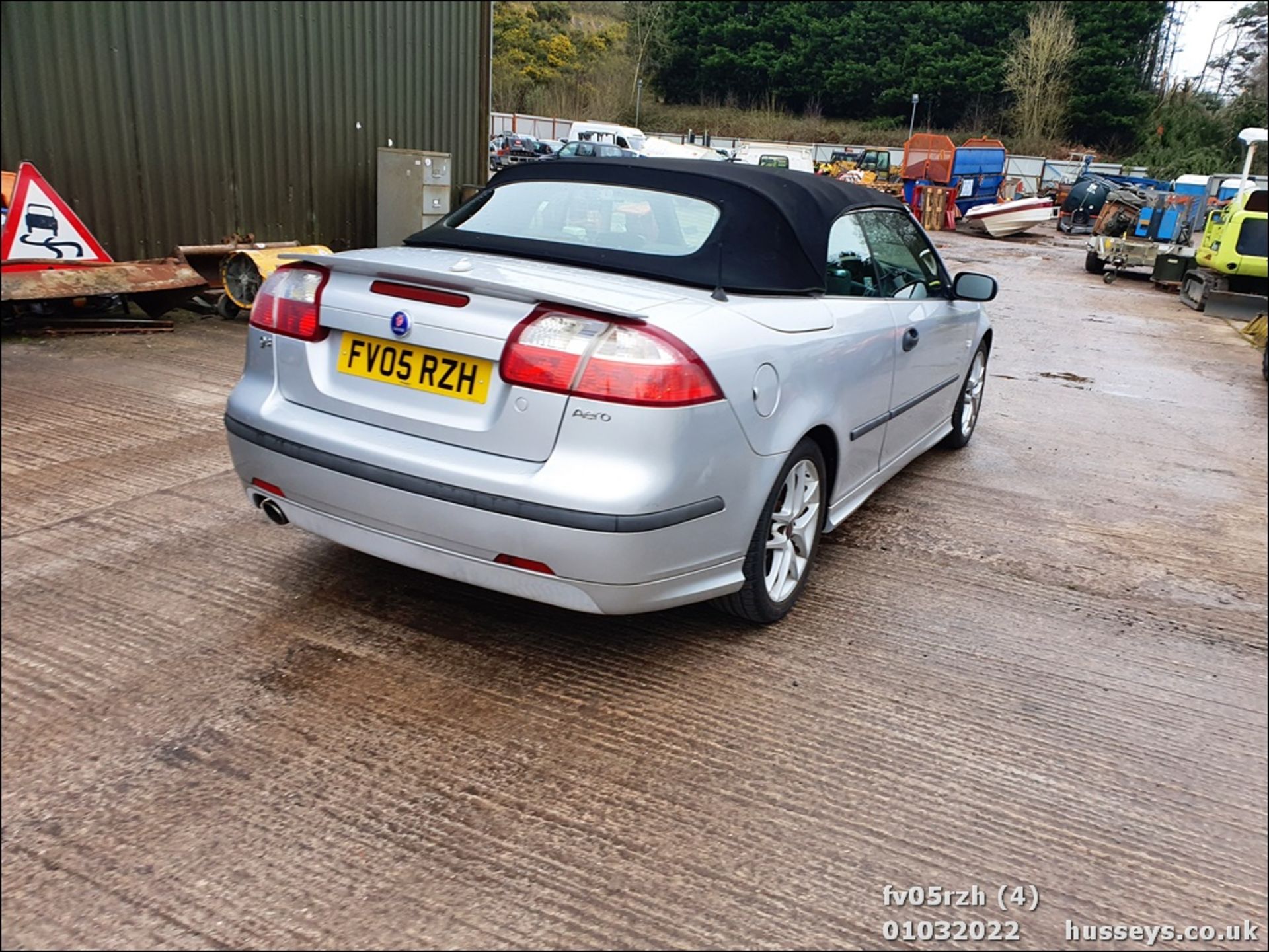 05/05 SAAB 9-3 AERO 210 BHP - 2000cc 2dr Convertible (Silver, 93k) - Image 5 of 33