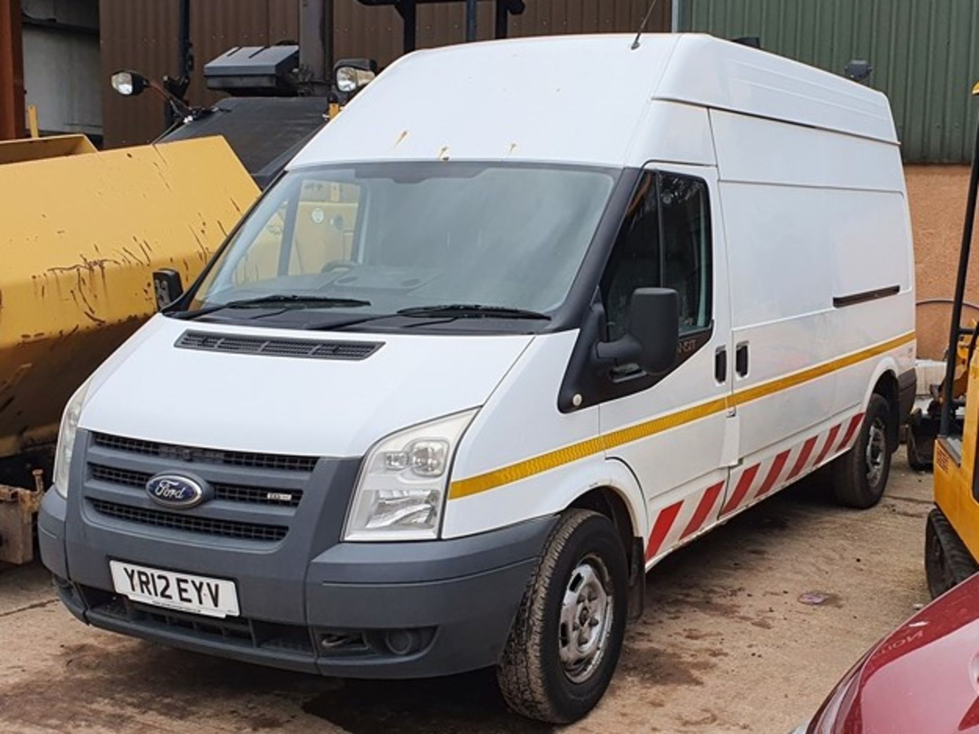 12/12 FORD TRANSIT 100 T350L RWD - 2402cc Van (White)