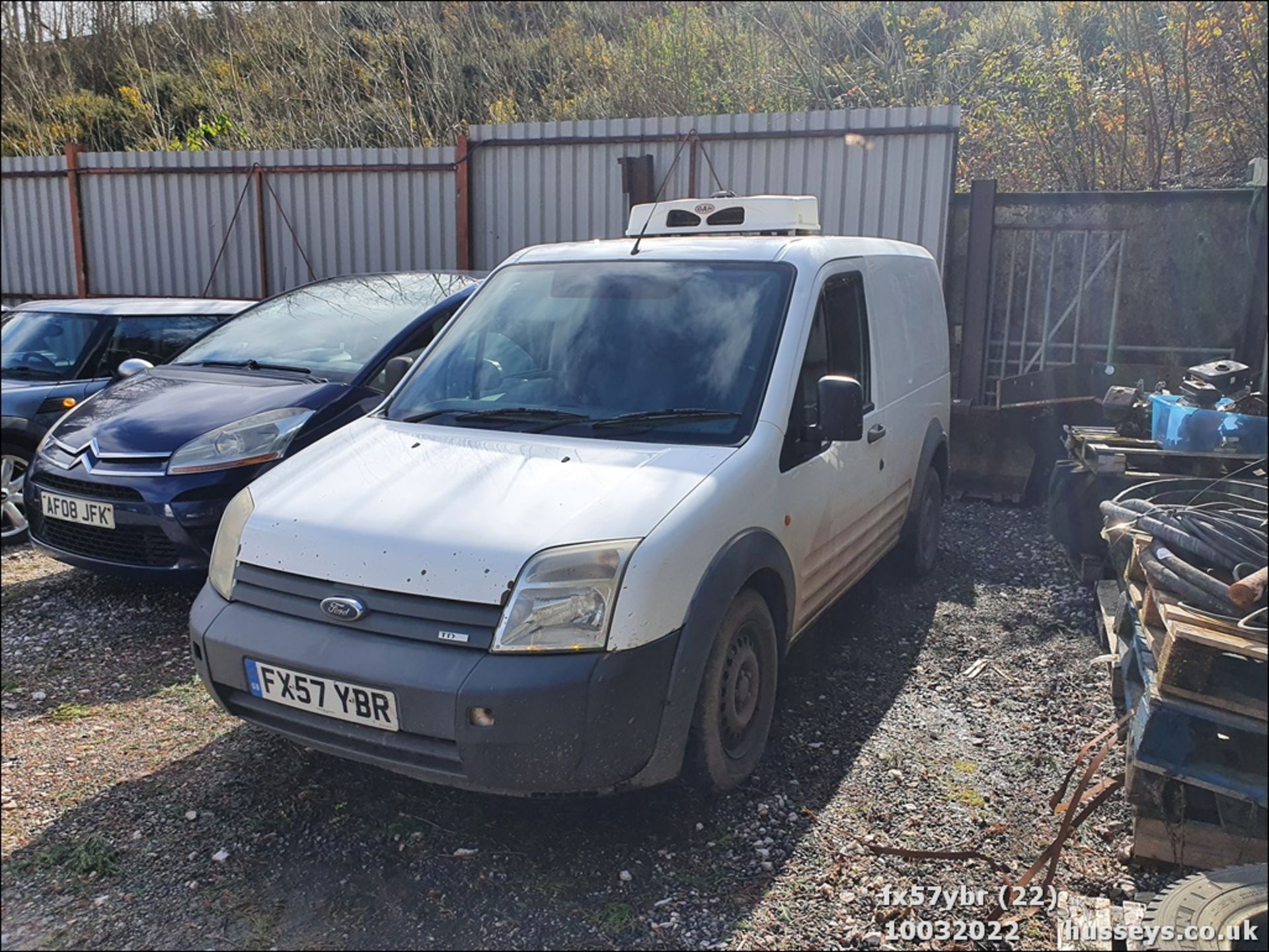 07/57 FORD TRANSIT CONNECT REFRIDGERATED T200 75 - 1753cc 4dr Van (White, 202k) - Image 22 of 22