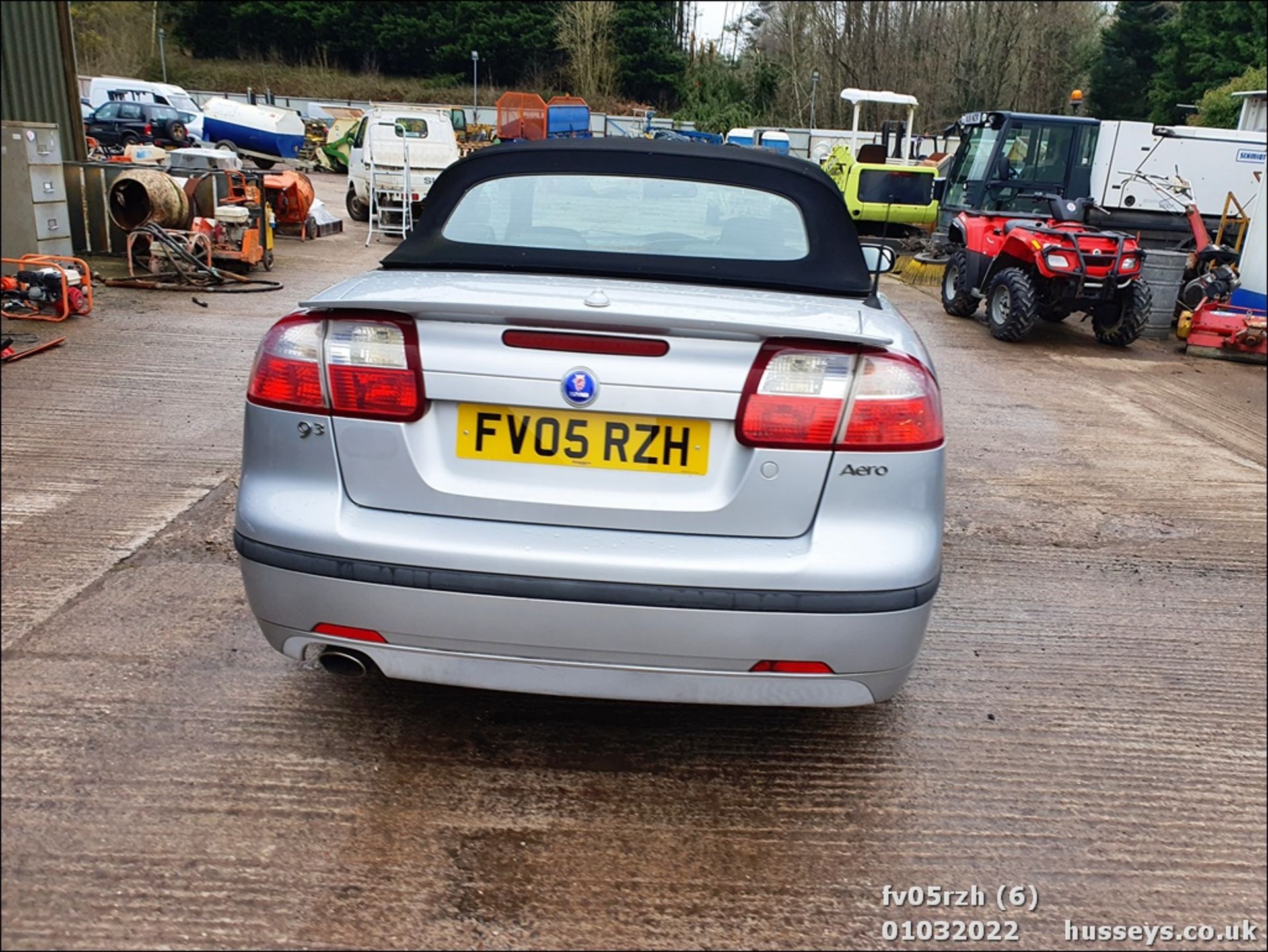 05/05 SAAB 9-3 AERO 210 BHP - 2000cc 2dr Convertible (Silver, 93k) - Image 7 of 33