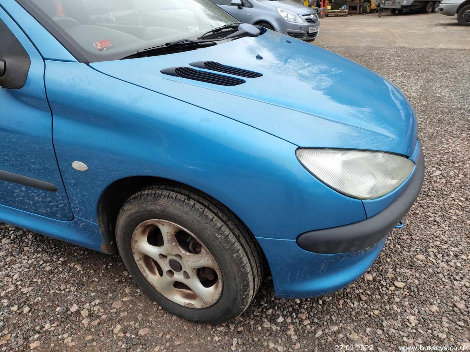 02/02 PEUGEOT 206 STYLE HDI - 1398cc 3dr Hatchback (Blue, 103k) - Image 3 of 63