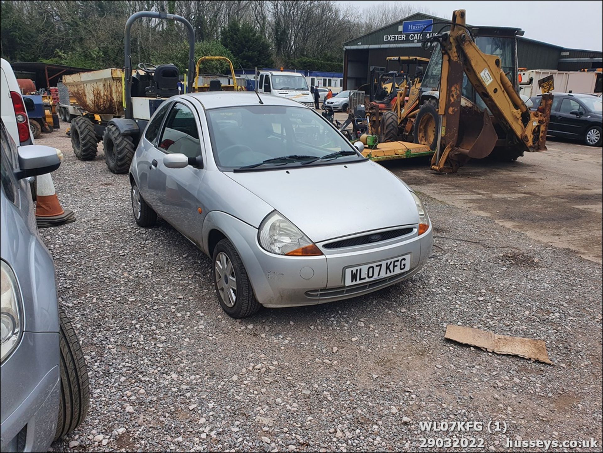 07/07 FORD KA STYLE CLIMATE - 1297cc 3dr Hatchback (Silver) - Image 2 of 24