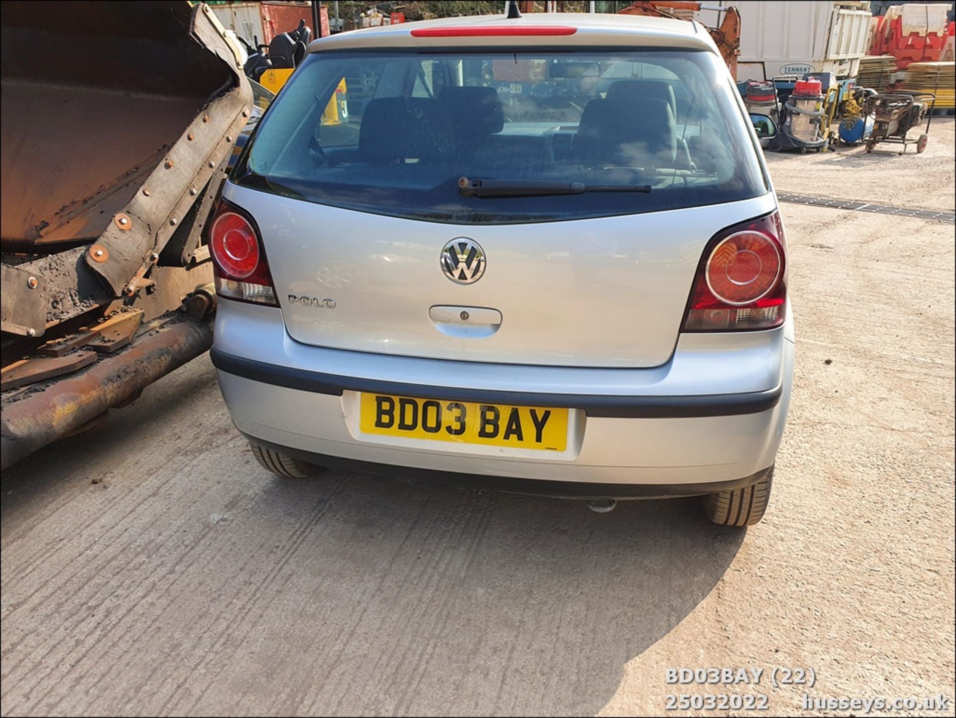 07/03 VOLKSWAGEN POLO E 55 - 1198cc 3dr Hatchback (Silver, 65k) - Image 22 of 34