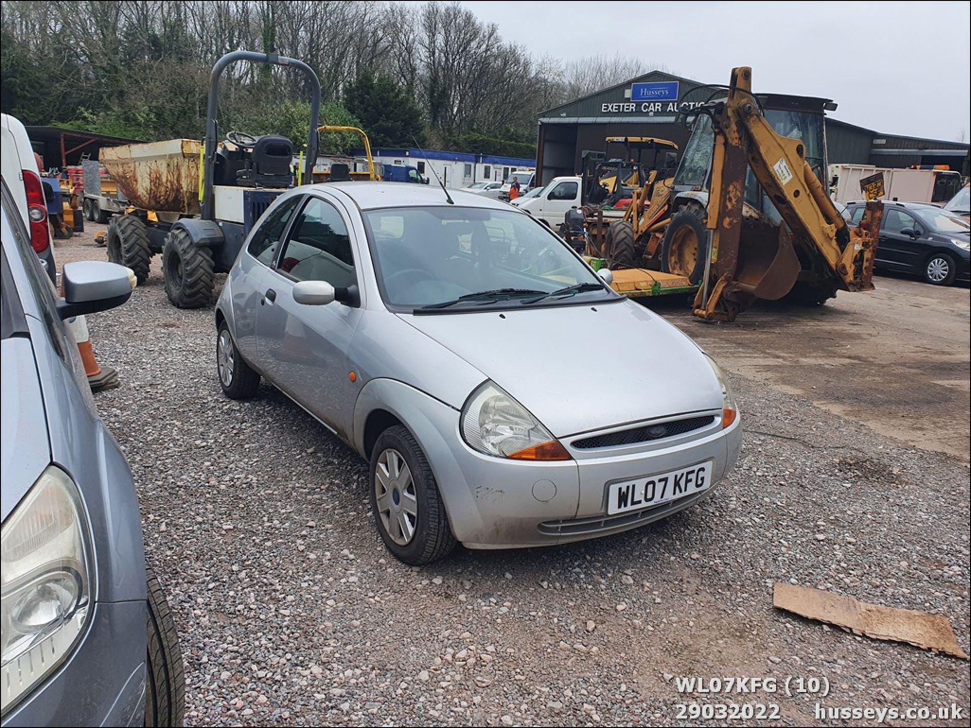07/07 FORD KA STYLE CLIMATE - 1297cc 3dr Hatchback (Silver) - Image 10 of 24
