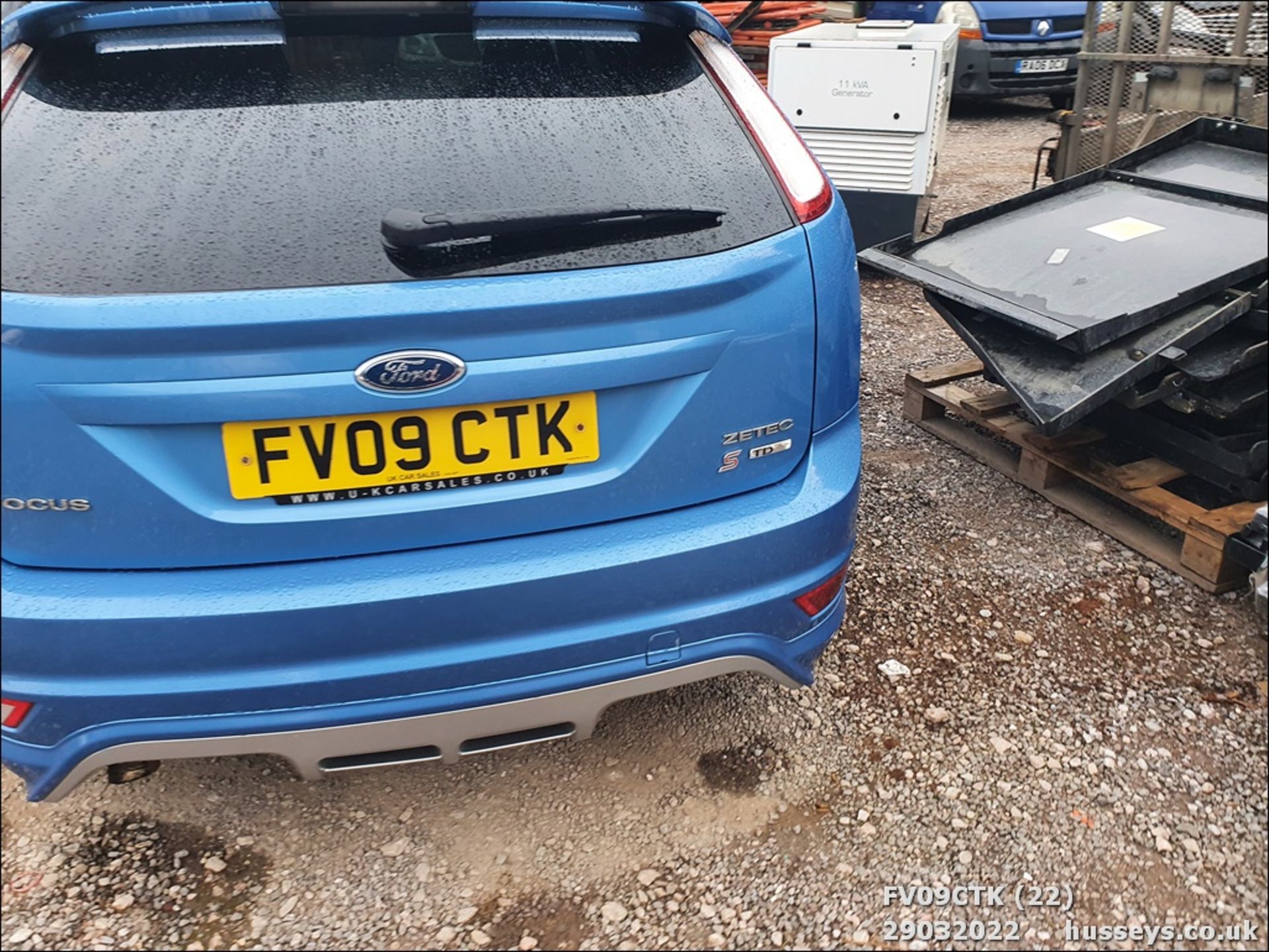 09/09 FORD FOCUS ZETEC S 115 TDCI - 1753cc 5dr Hatchback (Blue, 168k) - Image 22 of 32