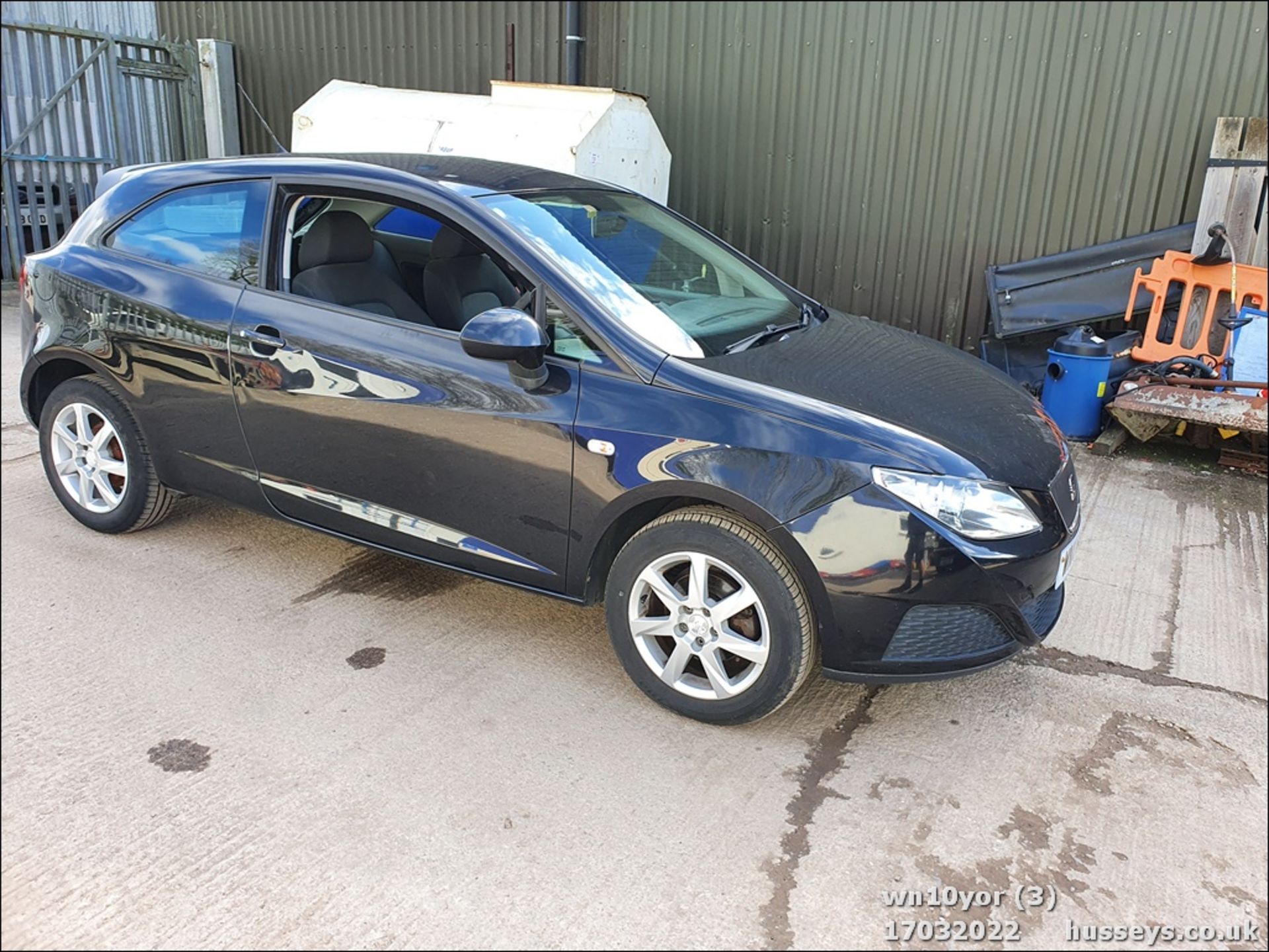 10/10 SEAT IBIZA ECOMOTIVE TDI - 1422cc 3dr Hatchback (Black, 146k)