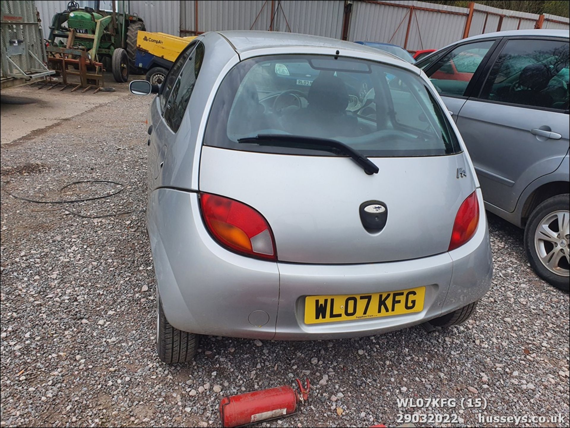 07/07 FORD KA STYLE CLIMATE - 1297cc 3dr Hatchback (Silver) - Image 15 of 24