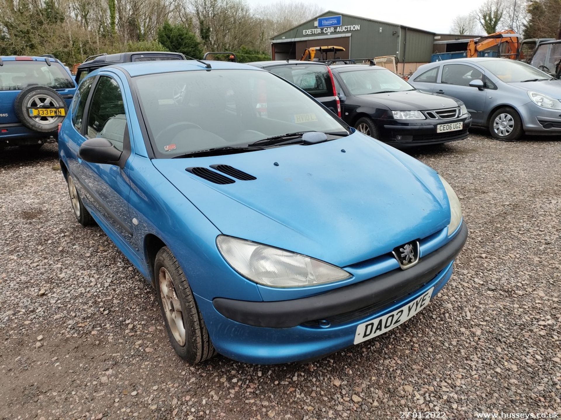 02/02 PEUGEOT 206 STYLE HDI - 1398cc 3dr Hatchback (Blue, 103k) - Image 2 of 63