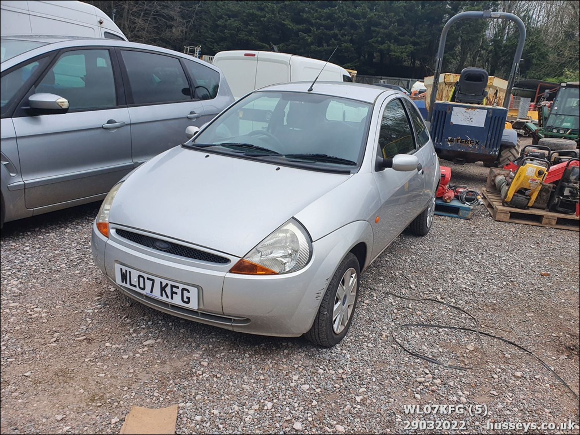 07/07 FORD KA STYLE CLIMATE - 1297cc 3dr Hatchback (Silver) - Image 5 of 24