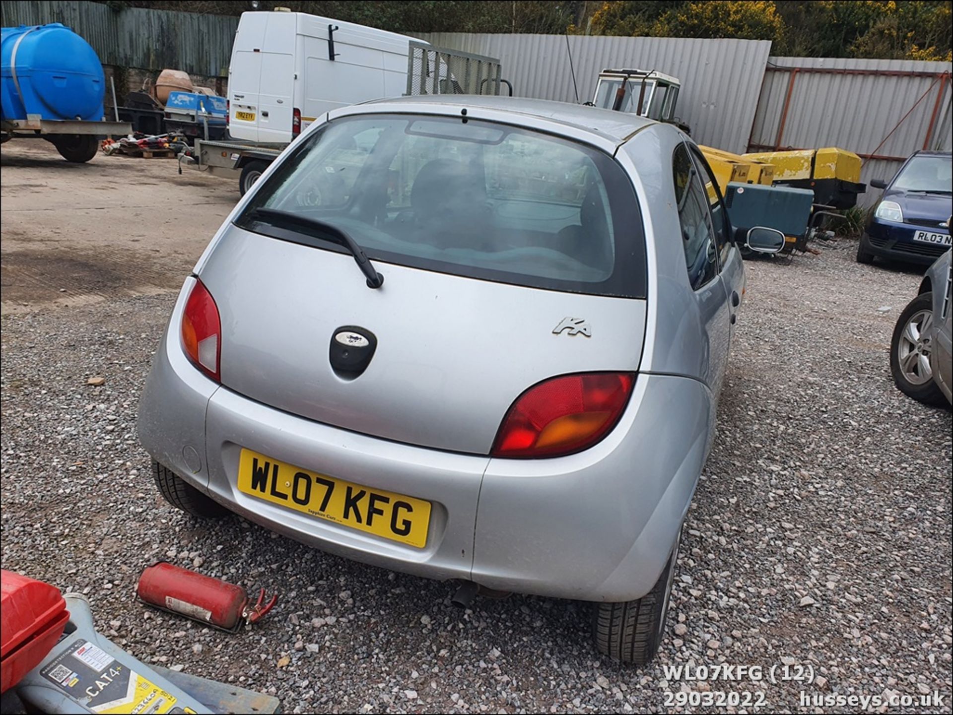 07/07 FORD KA STYLE CLIMATE - 1297cc 3dr Hatchback (Silver) - Image 12 of 24