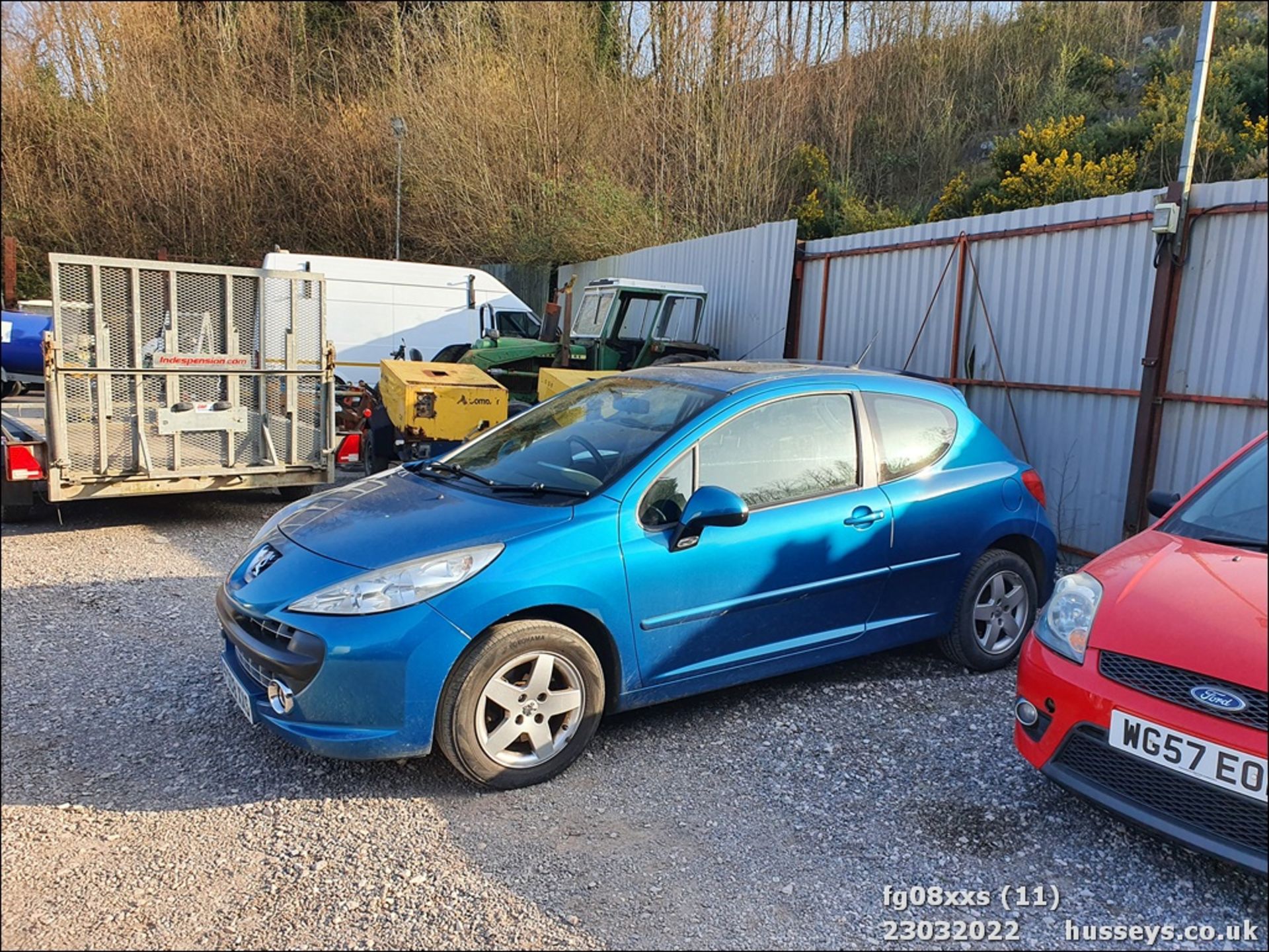 08/08 PEUGEOT 207 SPORT - 1397cc 3dr Hatchback (Blue) - Image 11 of 26