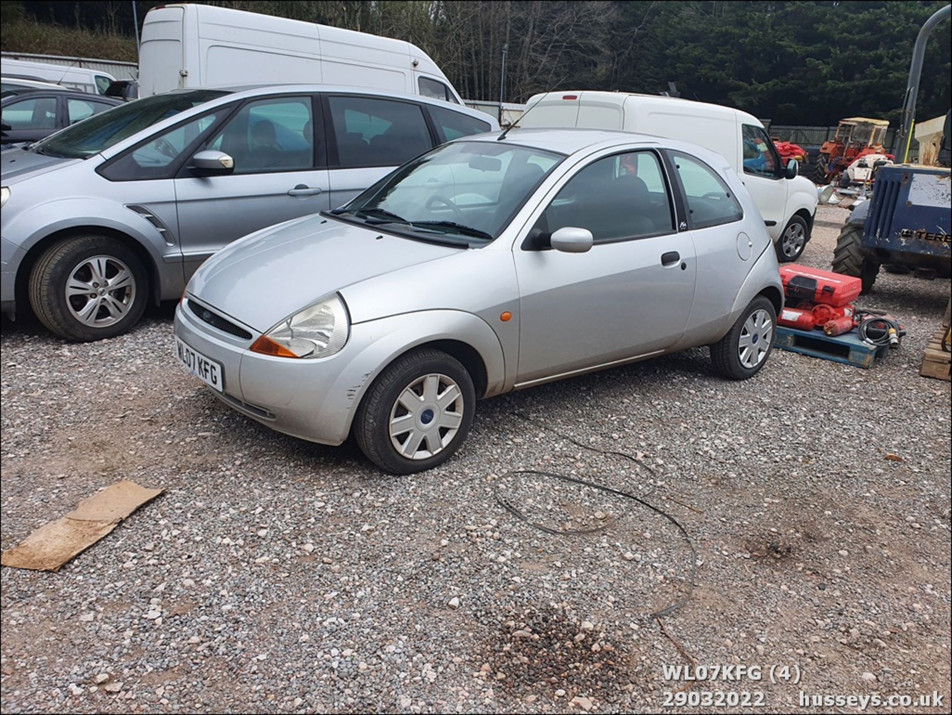 07/07 FORD KA STYLE CLIMATE - 1297cc 3dr Hatchback (Silver) - Image 4 of 24