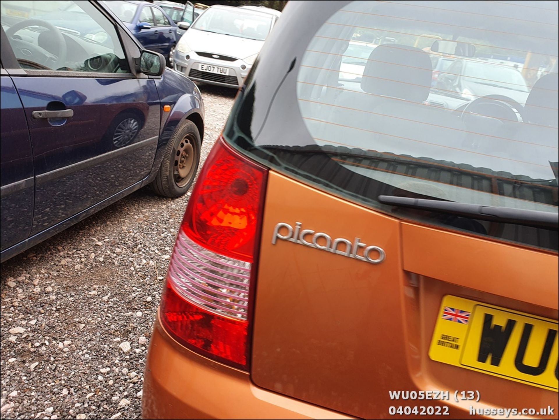 05/05 KIA PICANTO LX AUTO - 1086cc 5dr Hatchback (Orange, 84k) - Image 13 of 37