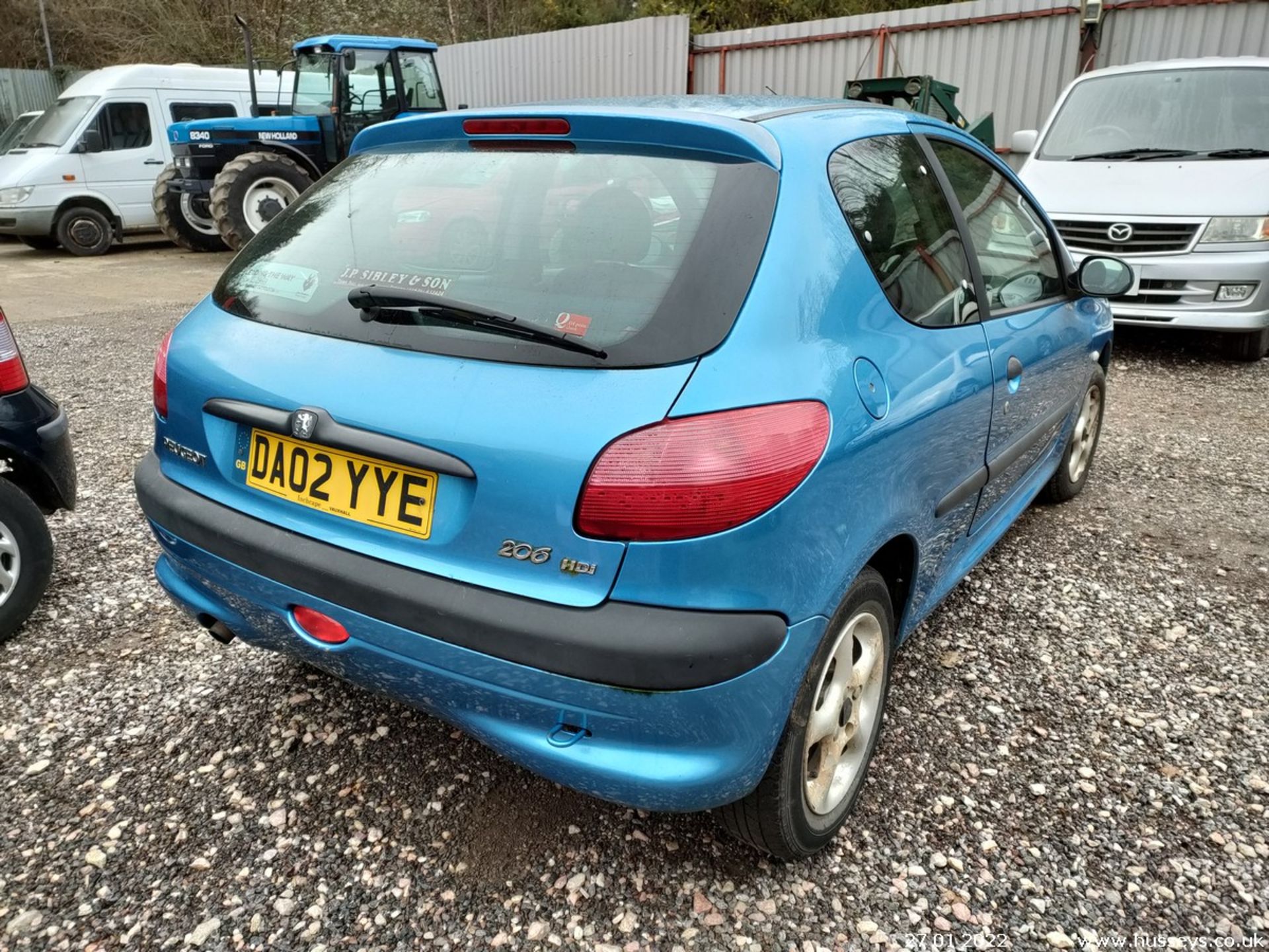 02/02 PEUGEOT 206 STYLE HDI - 1398cc 3dr Hatchback (Blue, 103k) - Image 15 of 63