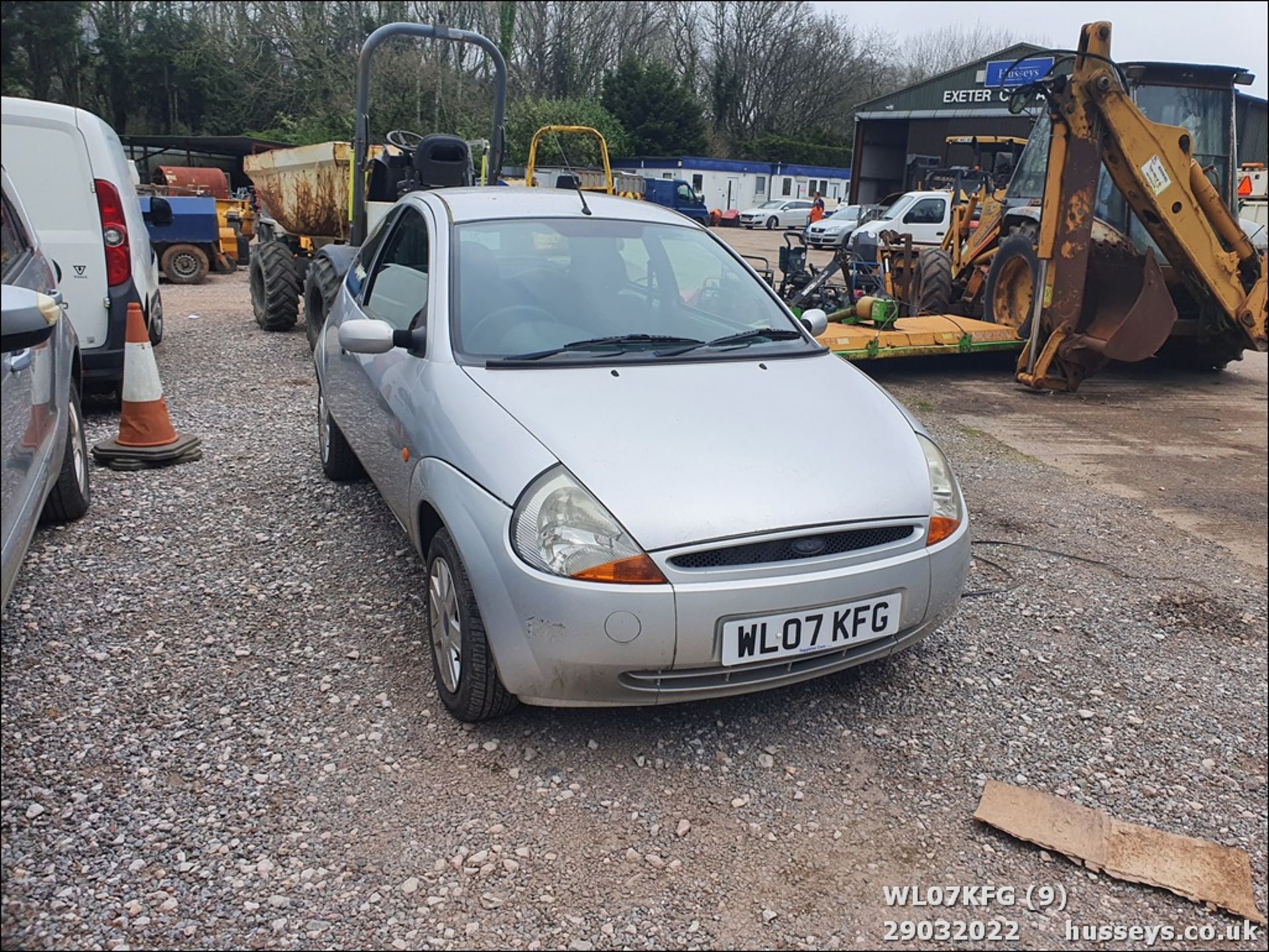 07/07 FORD KA STYLE CLIMATE - 1297cc 3dr Hatchback (Silver) - Image 9 of 24