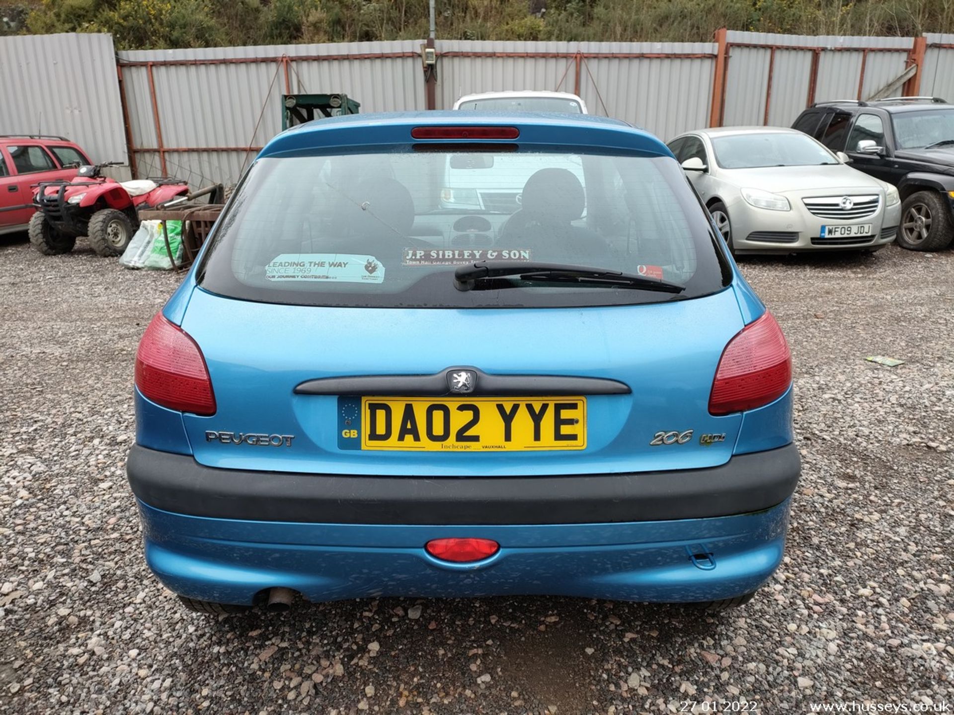 02/02 PEUGEOT 206 STYLE HDI - 1398cc 3dr Hatchback (Blue, 103k) - Image 14 of 63