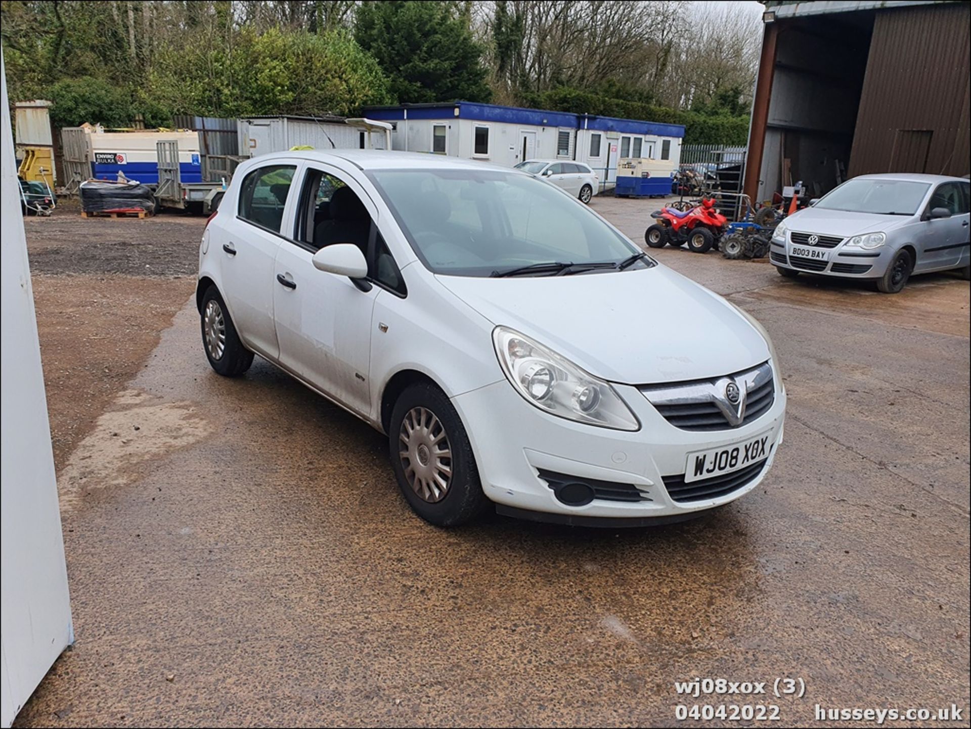 08/08 VAUXHALL CORSA LIFE CDTI - 1248cc 5dr Hatchback (White) - Image 3 of 52