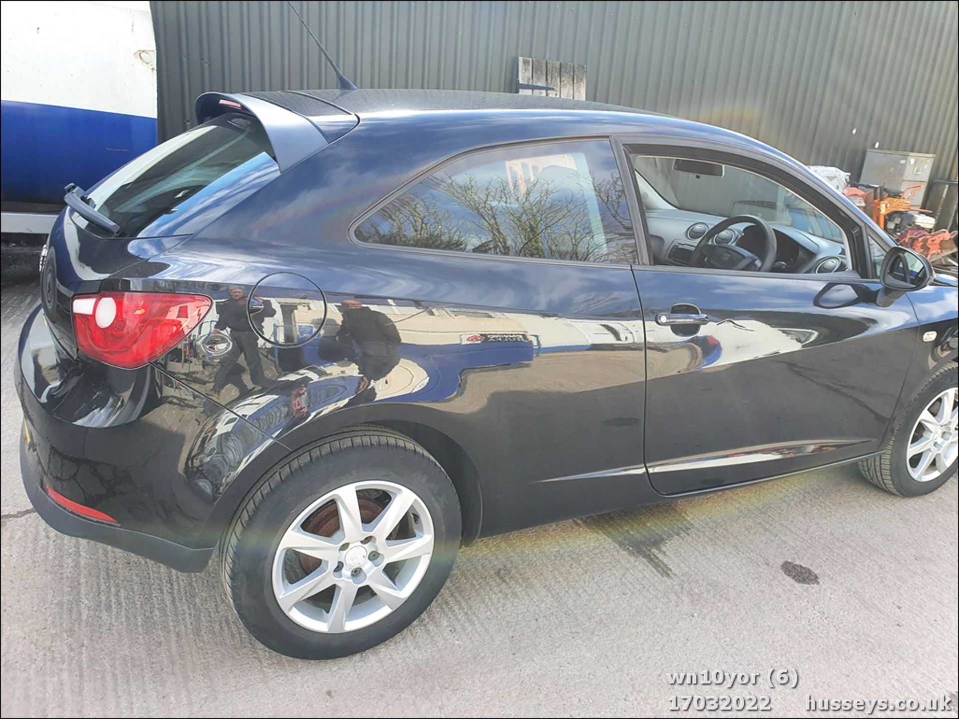 10/10 SEAT IBIZA ECOMOTIVE TDI - 1422cc 3dr Hatchback (Black, 146k) - Image 4 of 27