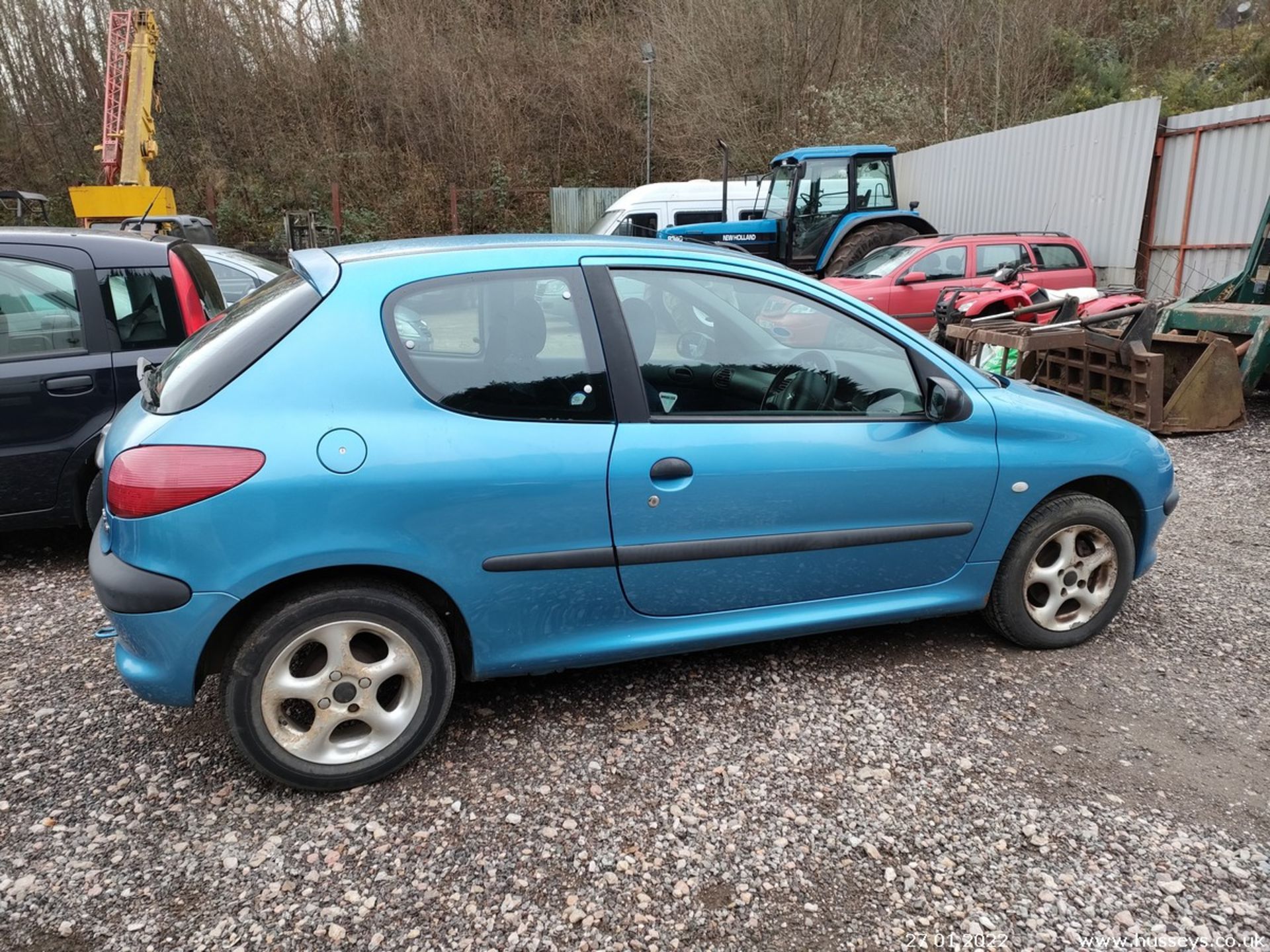 02/02 PEUGEOT 206 STYLE HDI - 1398cc 3dr Hatchback (Blue, 103k) - Image 17 of 63