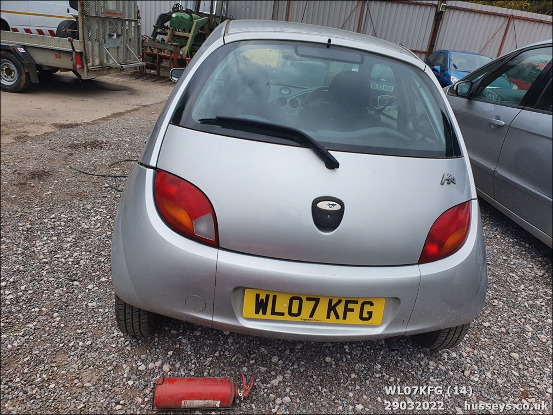 07/07 FORD KA STYLE CLIMATE - 1297cc 3dr Hatchback (Silver) - Image 14 of 24