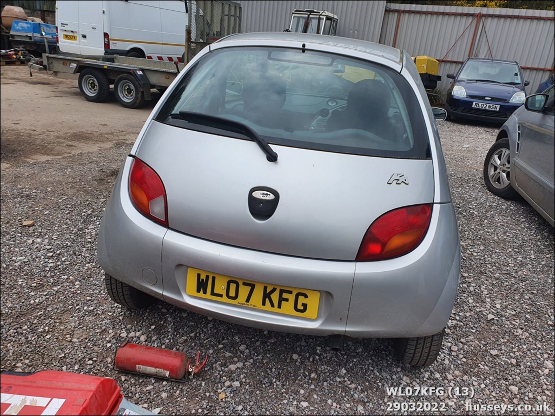 07/07 FORD KA STYLE CLIMATE - 1297cc 3dr Hatchback (Silver) - Image 13 of 24