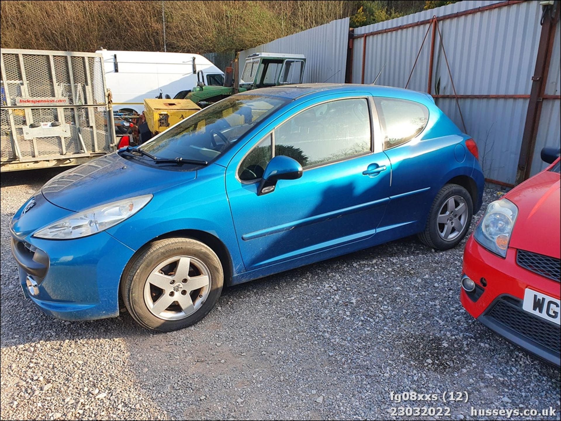 08/08 PEUGEOT 207 SPORT - 1397cc 3dr Hatchback (Blue) - Image 12 of 26