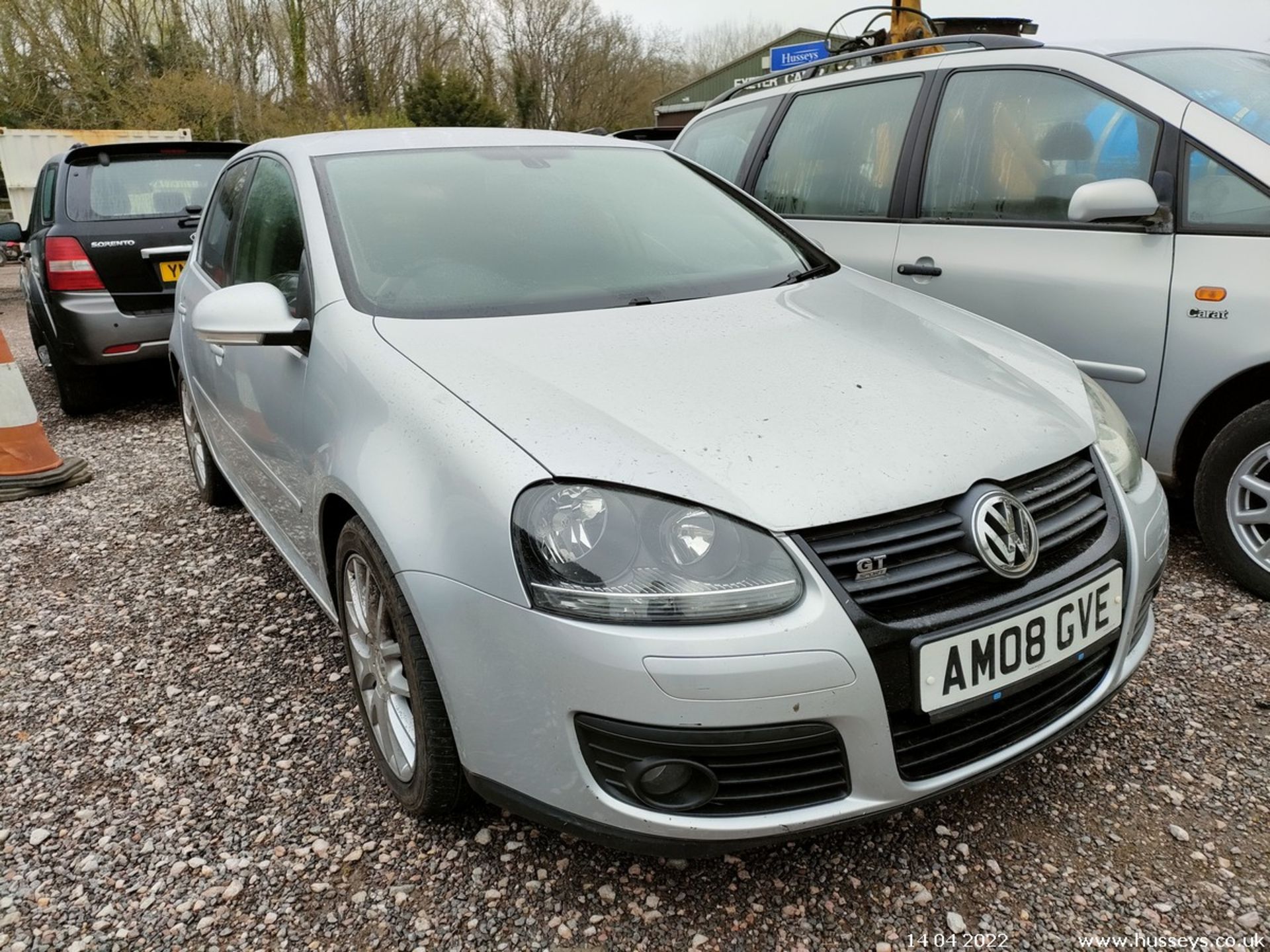 08/08 VOLKSWAGEN GOLF GT TDI 140 - 1968cc 5dr Hatchback (Silver, 108k) - Image 2 of 22