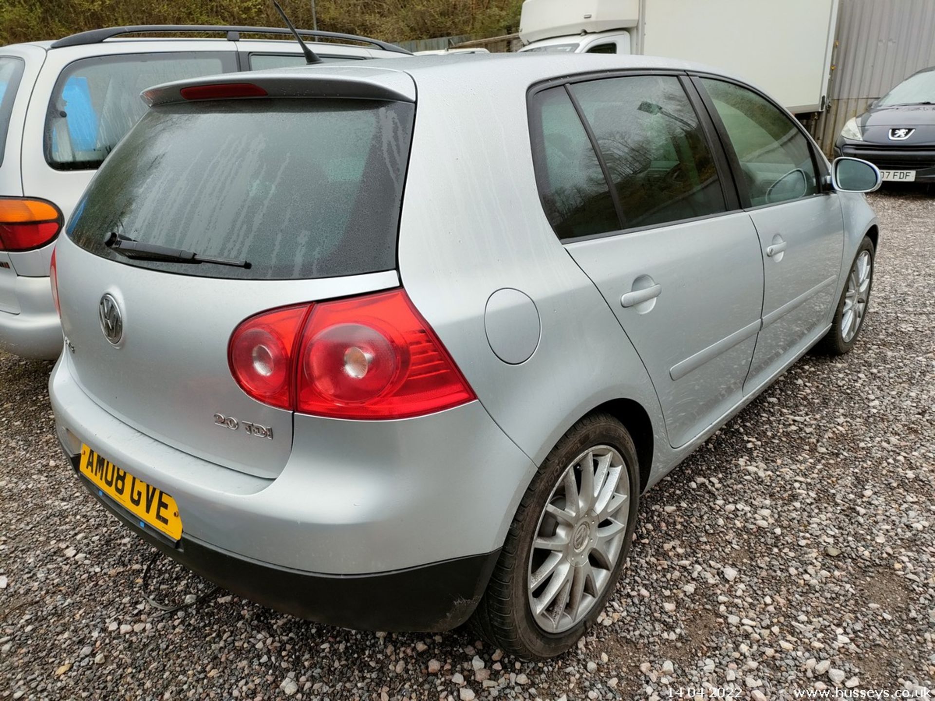 08/08 VOLKSWAGEN GOLF GT TDI 140 - 1968cc 5dr Hatchback (Silver, 108k) - Image 12 of 22