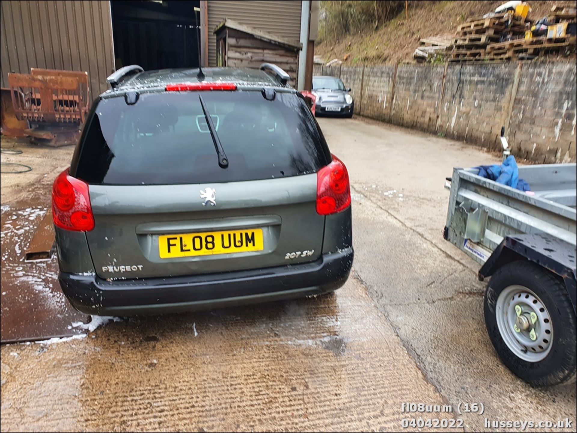 08/08 PEUGEOT 207 S SW - 1397cc 5dr Estate (Grey) - Image 16 of 26