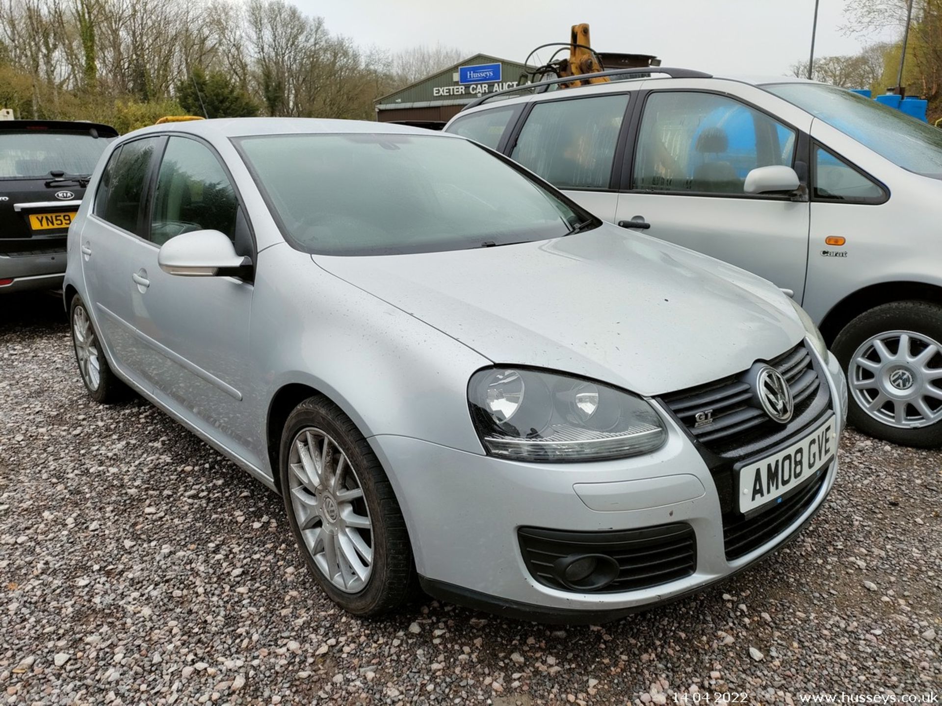 08/08 VOLKSWAGEN GOLF GT TDI 140 - 1968cc 5dr Hatchback (Silver, 108k)