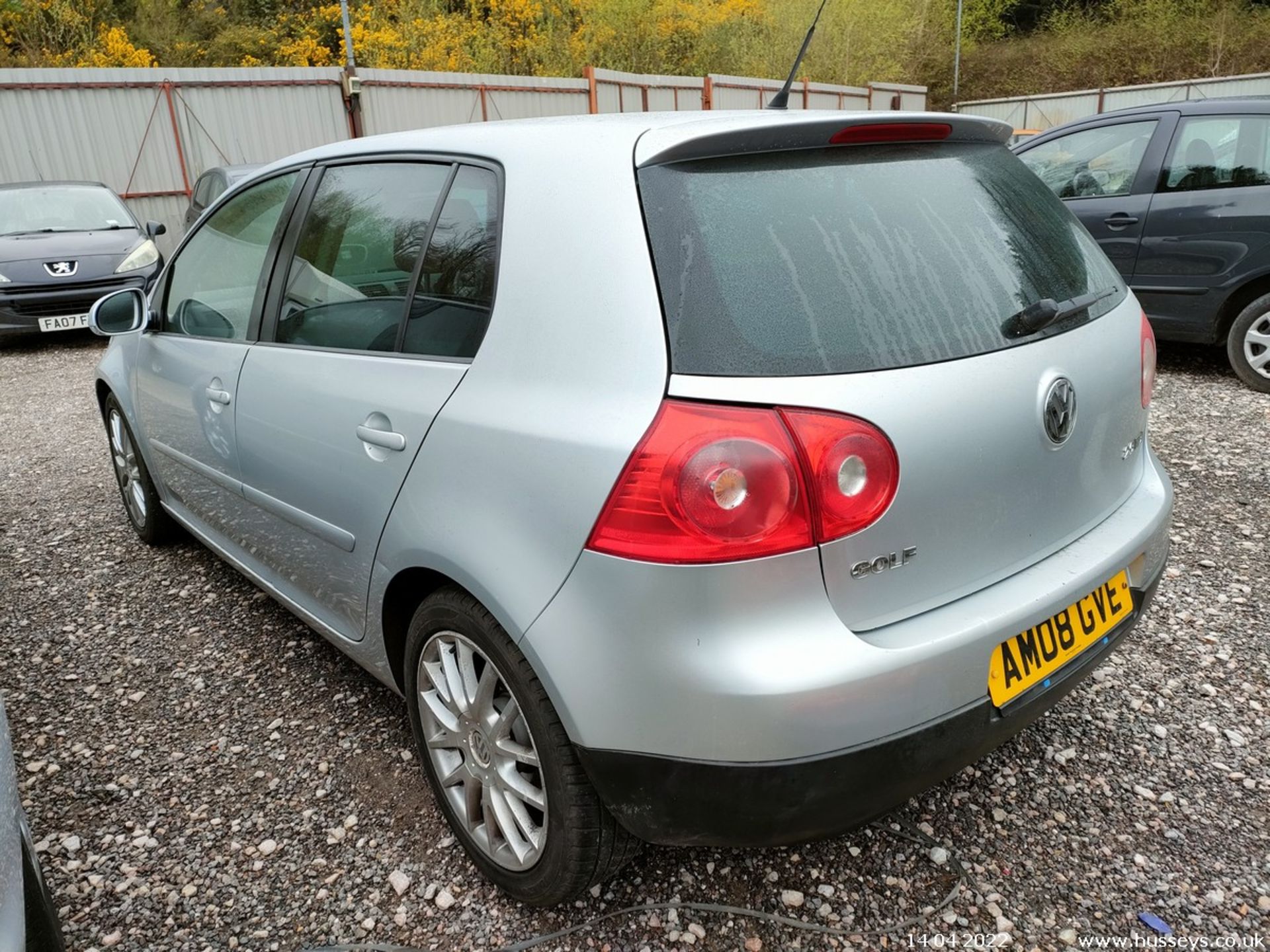 08/08 VOLKSWAGEN GOLF GT TDI 140 - 1968cc 5dr Hatchback (Silver, 108k) - Image 7 of 22