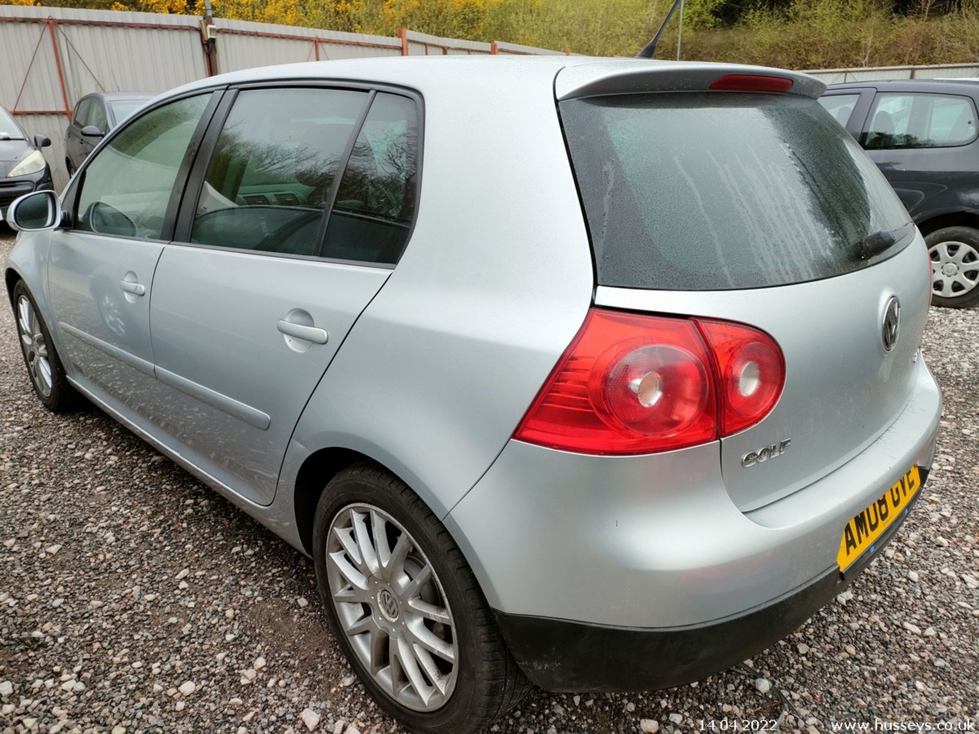 08/08 VOLKSWAGEN GOLF GT TDI 140 - 1968cc 5dr Hatchback (Silver, 108k) - Image 8 of 22