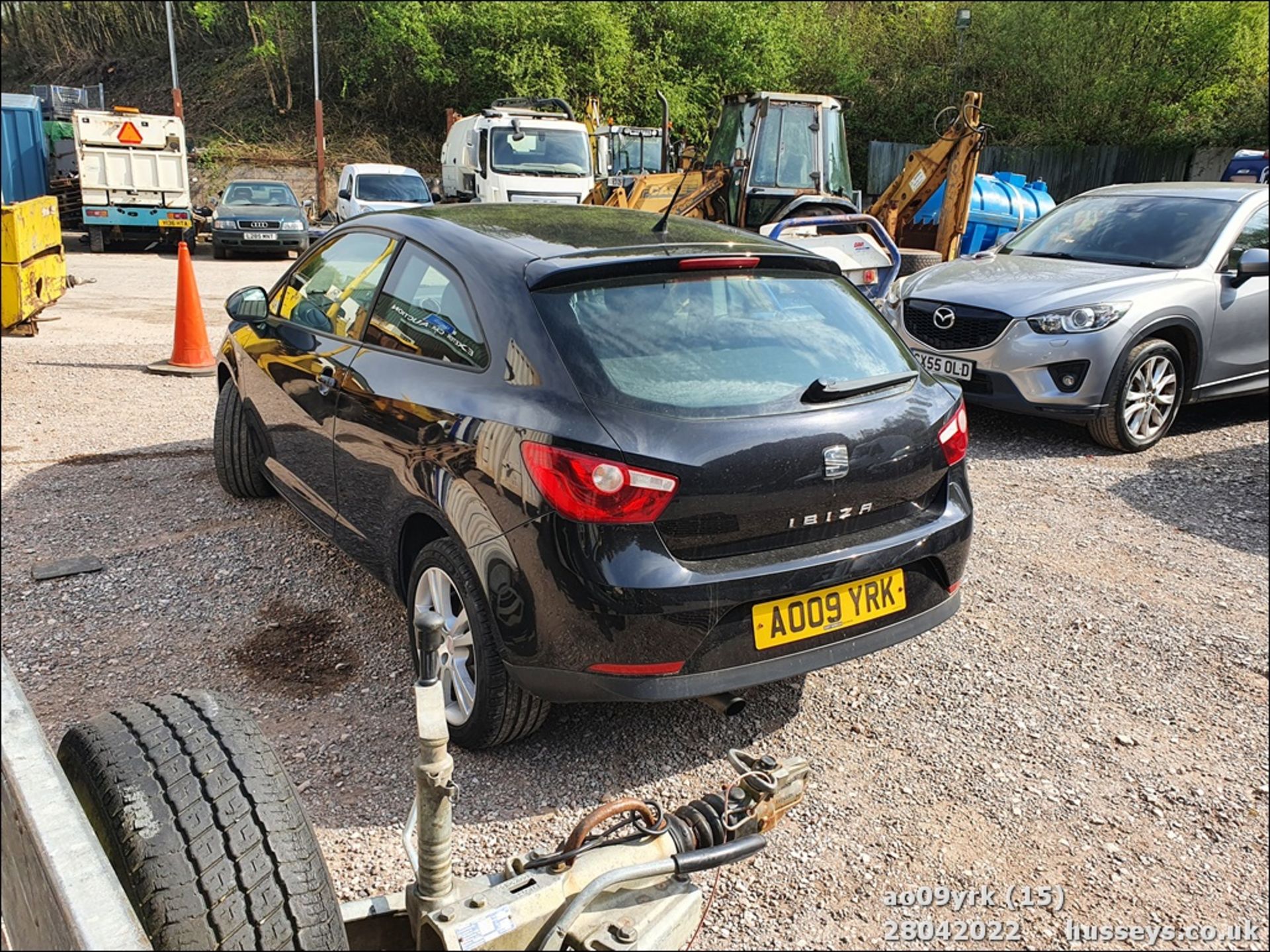 09/09 SEAT IBIZA SPORT TDI - 1896cc 3dr Hatchback (Black, 87k) - Image 15 of 33