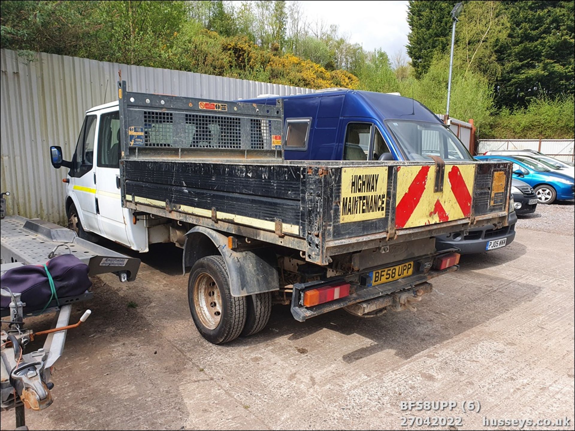 08/58 FORD TRANSIT 115 T350L D/C RWD - 2402cc Tipper (White) - Image 7 of 16