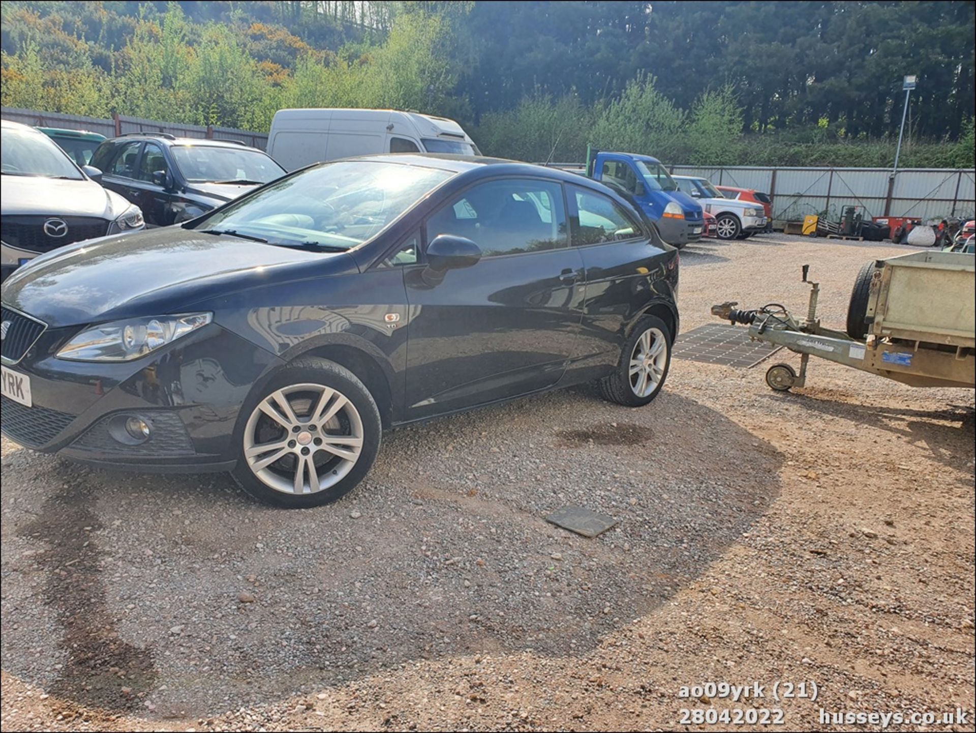 09/09 SEAT IBIZA SPORT TDI - 1896cc 3dr Hatchback (Black, 87k) - Image 21 of 33